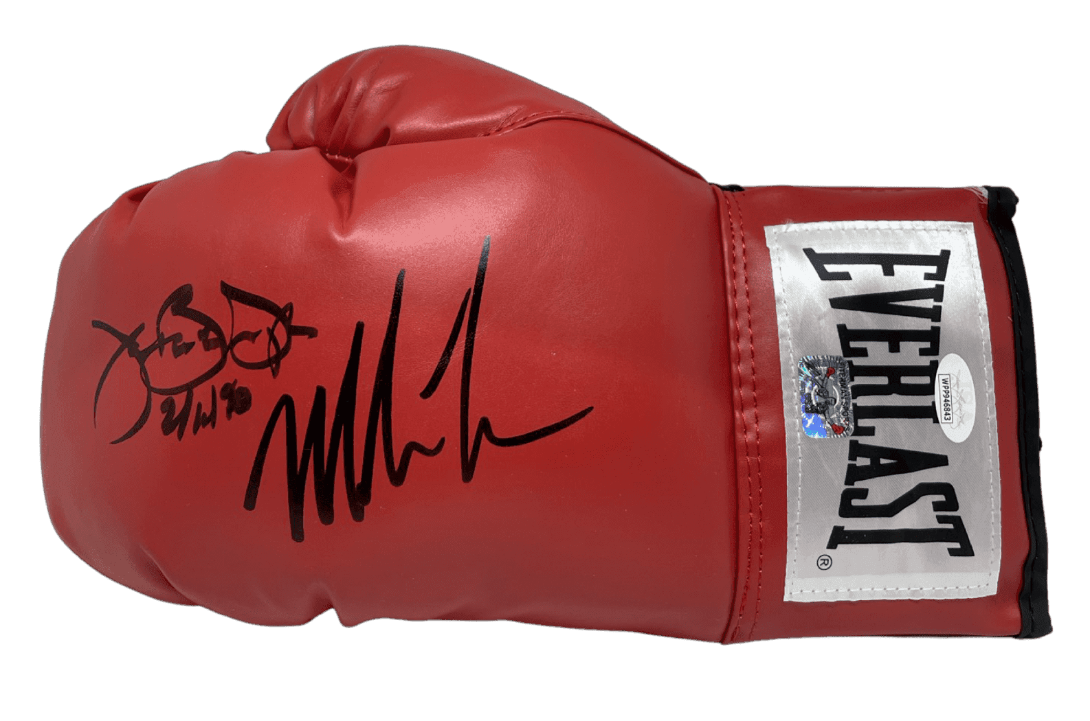 Mike Tyson Buster Douglas Signed Red Everlast Glove JSA & Mike Tyson Hologram L Mike Tyson Glove buster-douglas-red-everlast-hologram, supplier stock photo