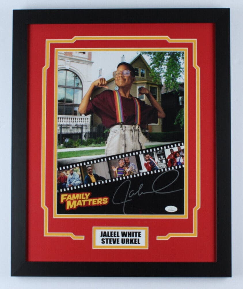 Jaleel White Steve Urkle Signed Autographed Framed Signed 11×14 Photo JSA 1 Jaleel White Photo 11x14-jaleel-white-steve-urkle-framed-11, supplier stock photo