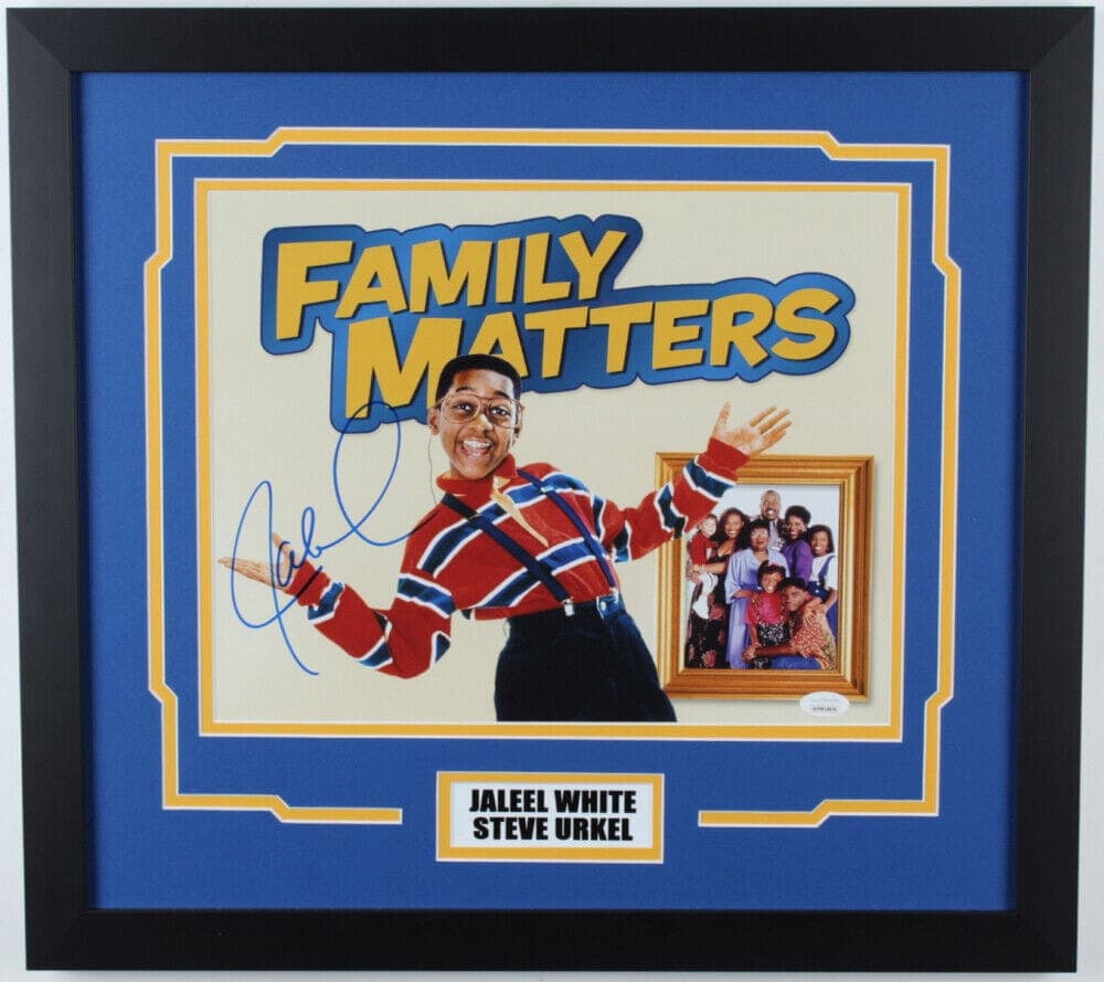 Jaleel White Steve Urkle Signed Autographed Framed Signed 11×14 Photo JSA 3 Jaleel White Photo 11x14-jaleel-white-steve-urkle-framed-11, supplier stock photo