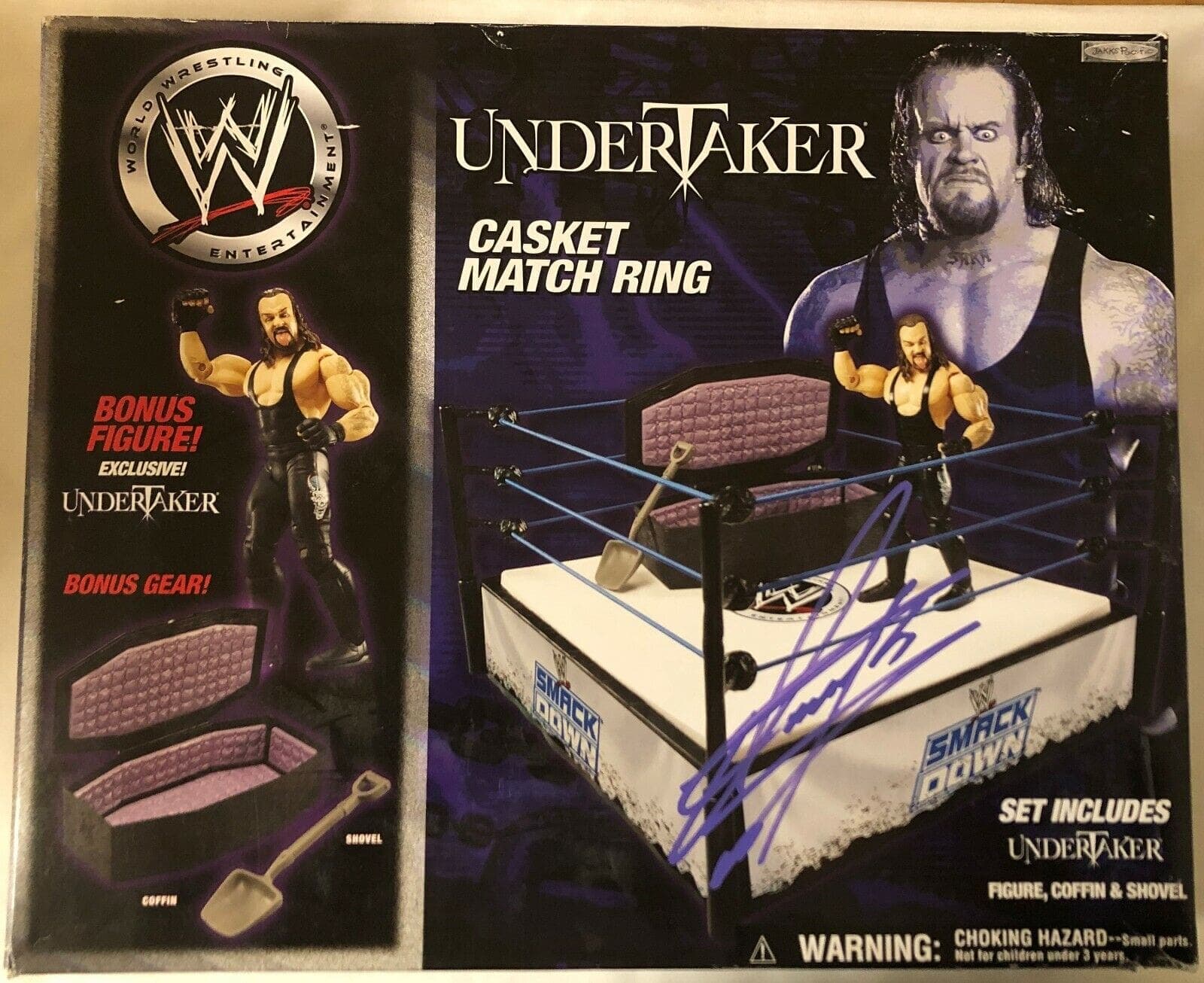 The Undertaker Autographed Signed Casket Match Ring and Figure PSA/DNA 8A81725 Other undertaker-casket-match-ring-figure-8a81725, supplier stock photo