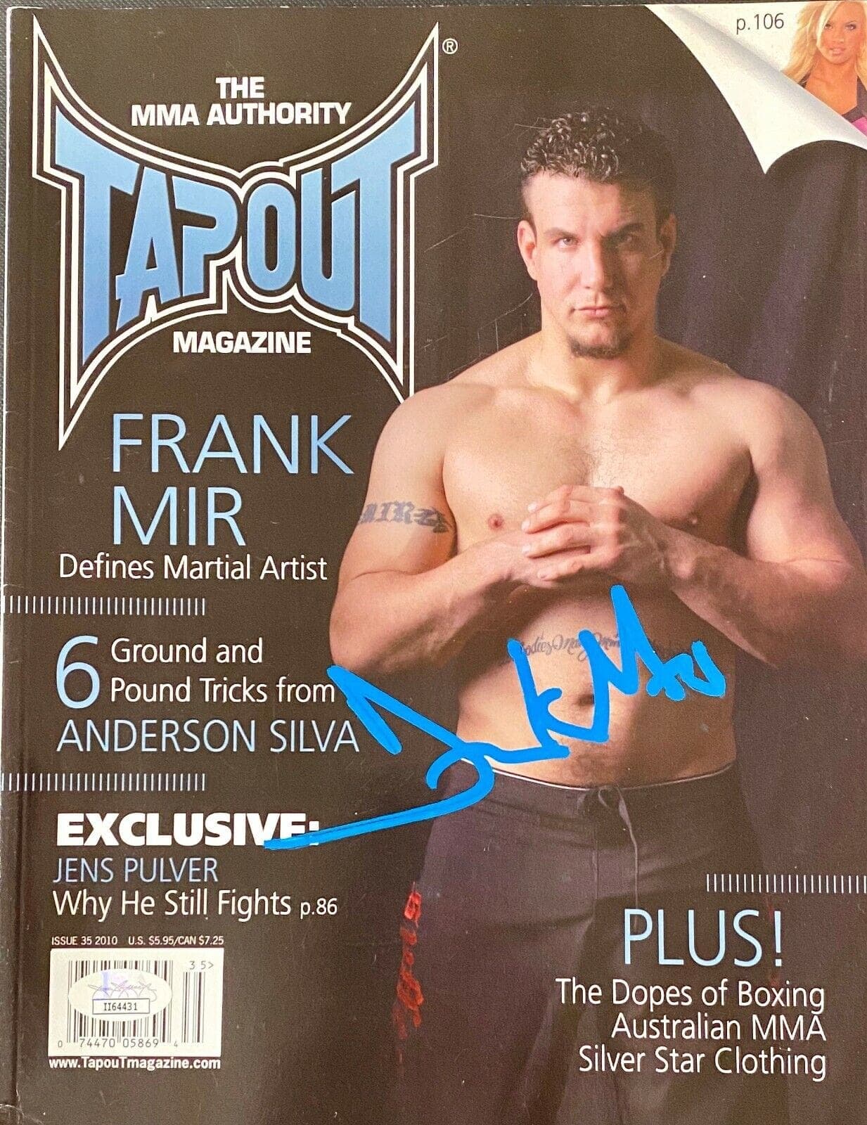 Other frank-mir-mma-tap-out-magazine, supplier stock photo