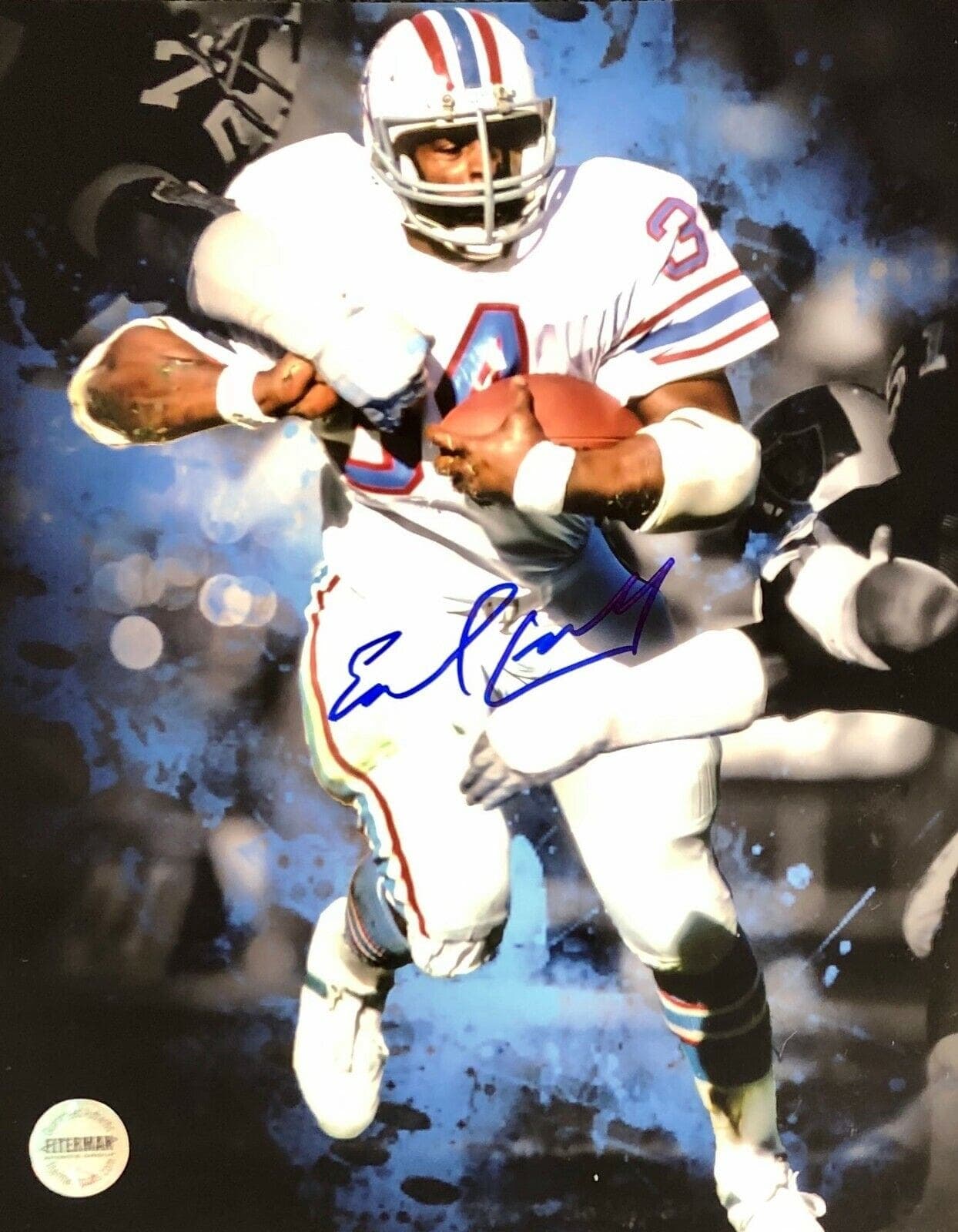 Earl Campbell Houston Oilers Signed Autographed 8×10 Phot FSG Authentic F Earl Campbell Photo 8x10-8-10-phot-fsg, Houston Oilers, supplier stock photo