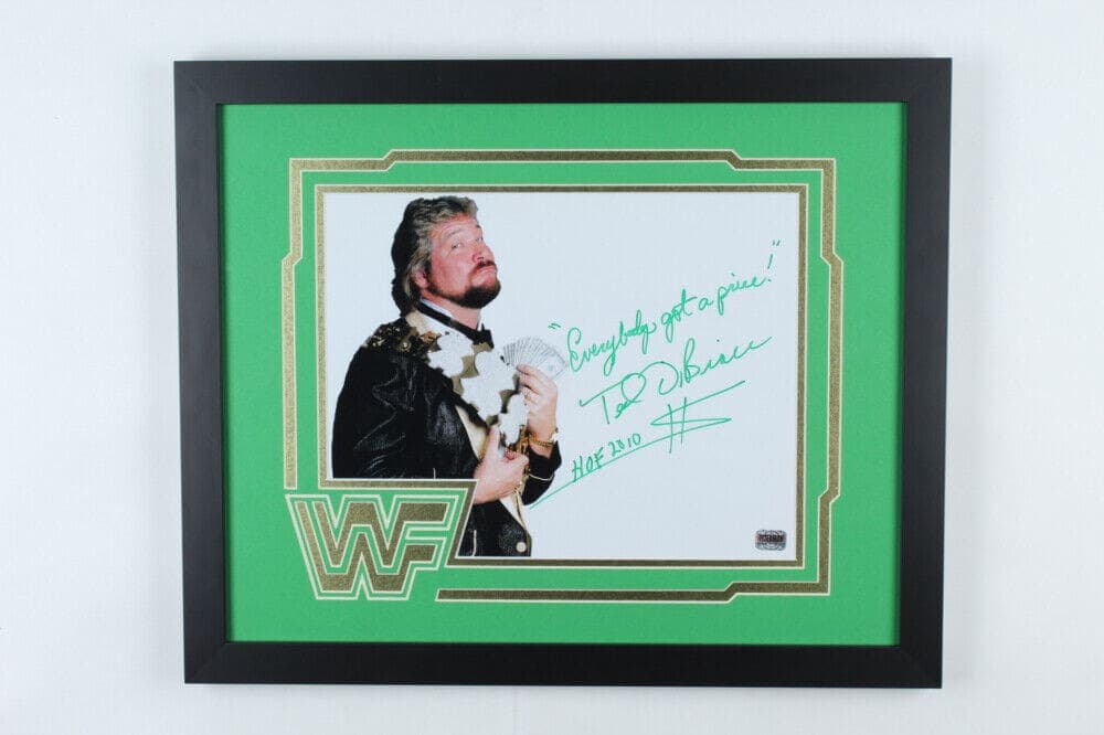 Million Dollar Man Ted DiBiase Signed Autographed 11×14 Framed Photo FSG Auth Photo 11x14-million-dollar-man-ted-dibiase-11, supplier stock photo