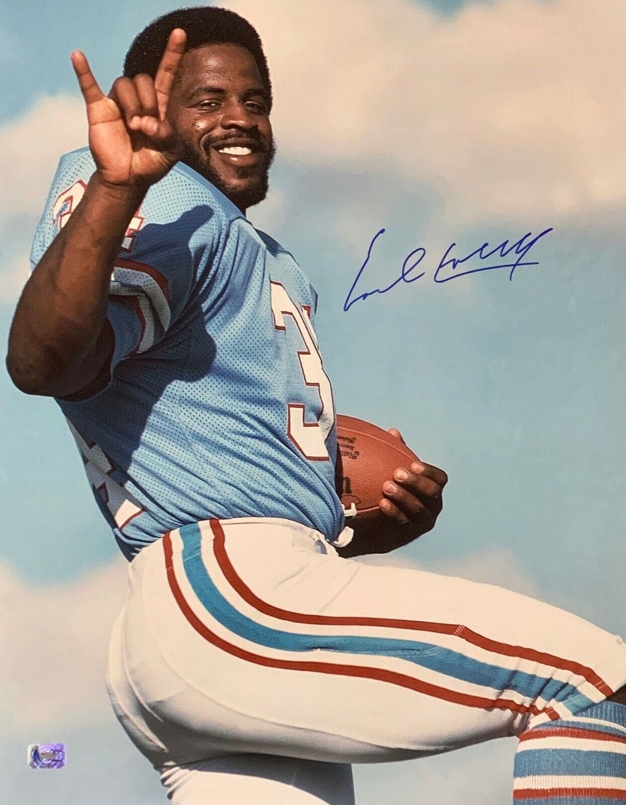 Earl Campbell Houston Oilers Signed Autographed 16×20 Photo EC Exclusive Holo UT Earl Campbell Photo 16x20-16-20-ec-holo-ut, Houston Oilers, supplier stock photo
