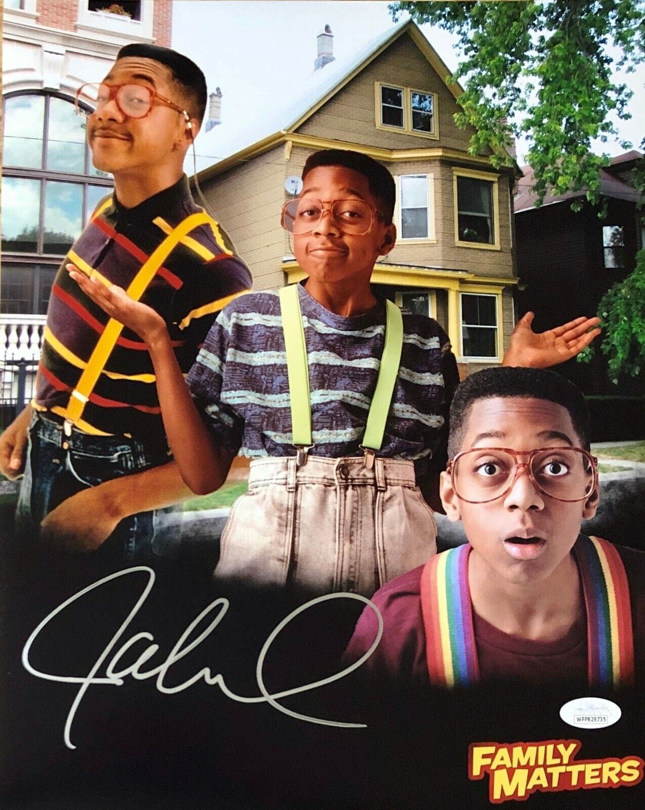Jaleel White Steve Urkle Autographed Signed 11×14 Photo JSA Authenticated 2 Photo 11x14-jaleel-white-steve-urkle-11-14, supplier stock photo