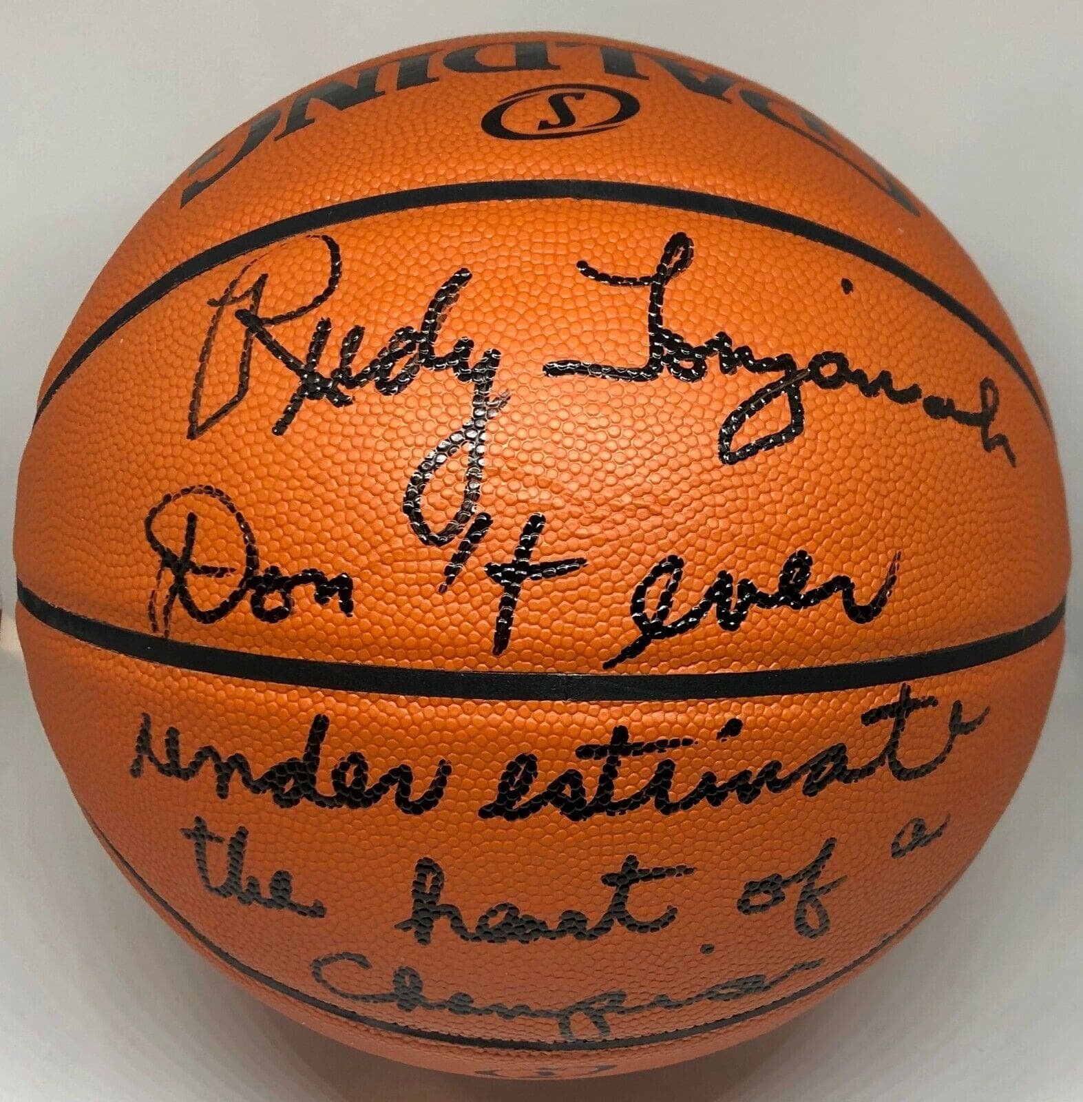 Rudy Tomjanovich Signed Autographed Basketball Rudy T Houston Rockets JSA Ball rudy-tomjanovich-basketball, Houston Rockets, supplier stock photo