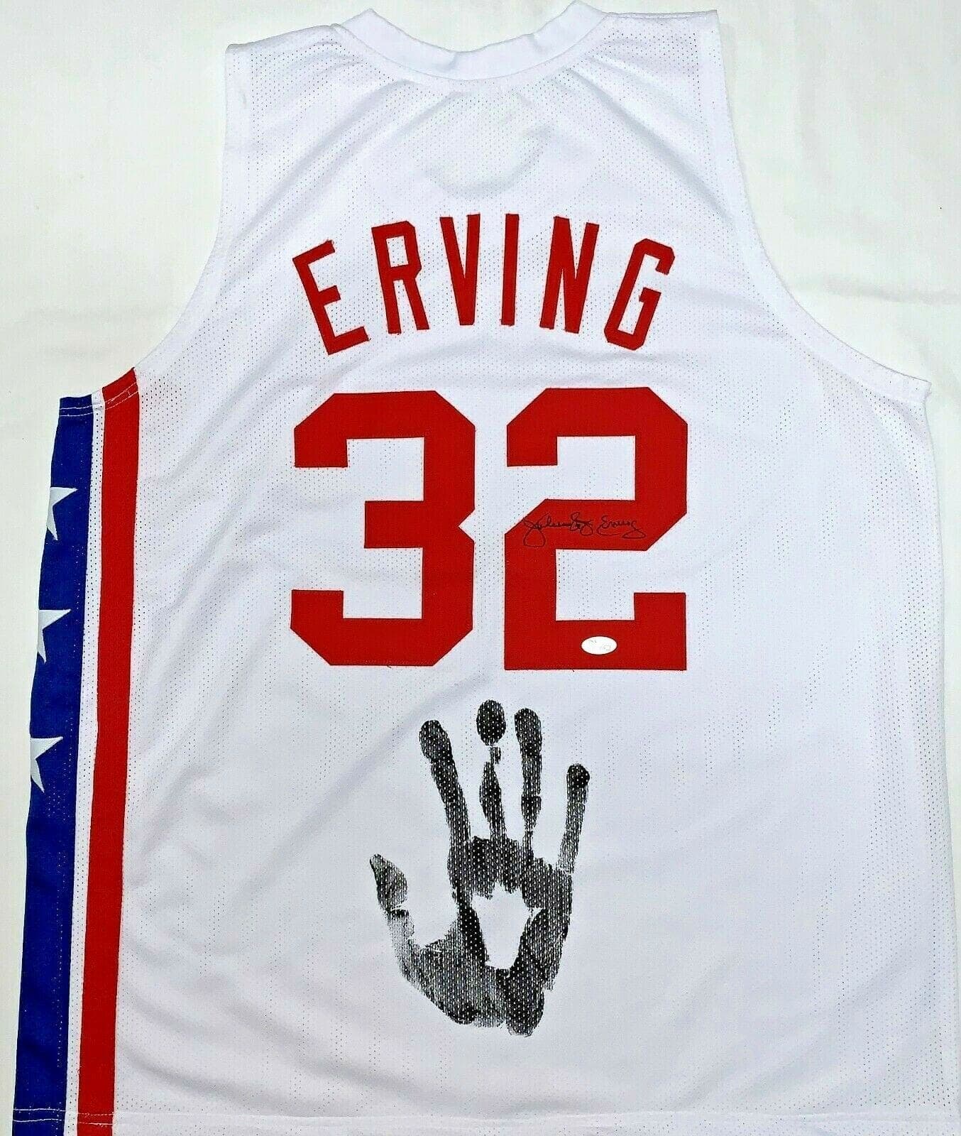 Julius Erving Jersey julius-erving-dr-white-authen-z65905, Philadelphia 76ers, supplier stock photo
