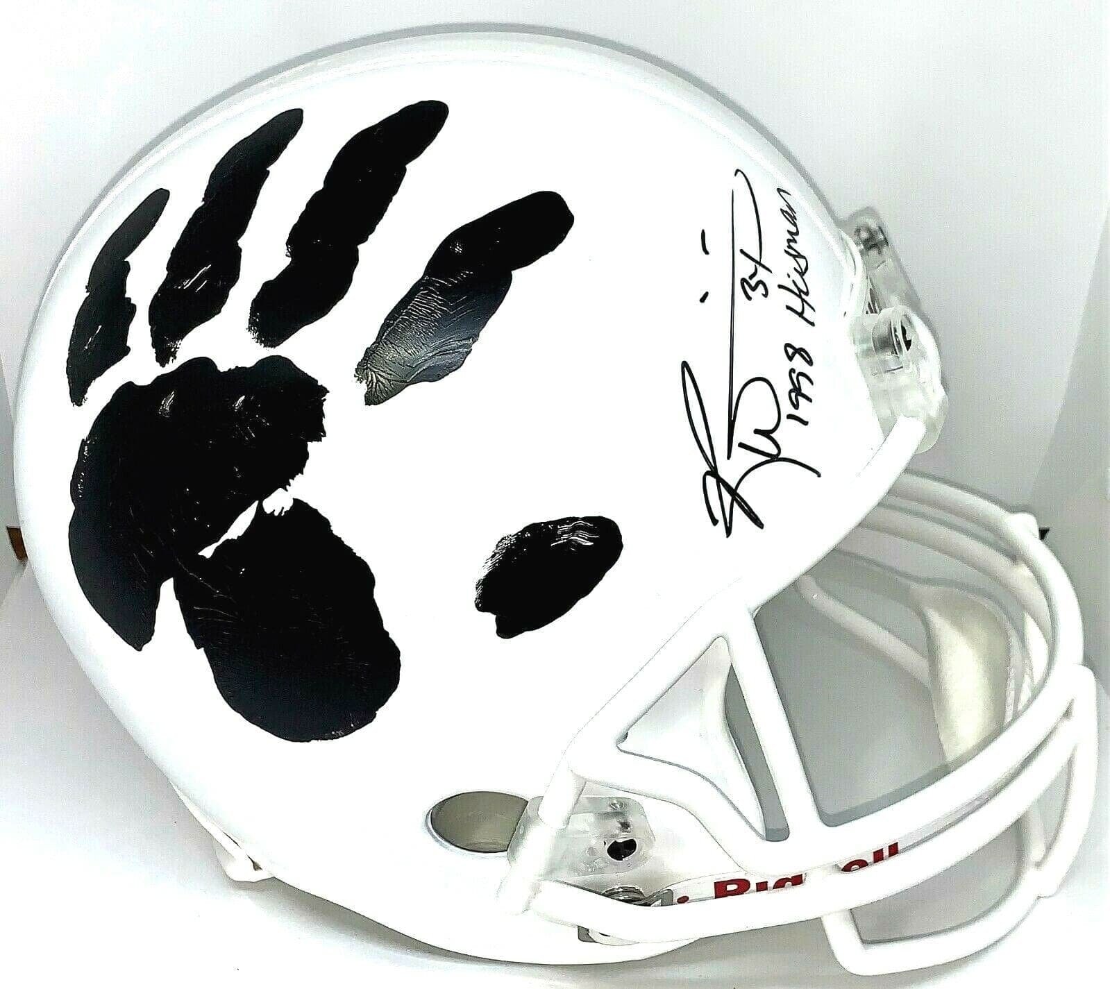 Ricky Williams Handprint Full Size Texas Longhorns Helmet Signed JSA Z65893 Ricky Williams Helmet ricky-williams-handprint-full-size-texas, Texas Longhorns, supplier stock photo