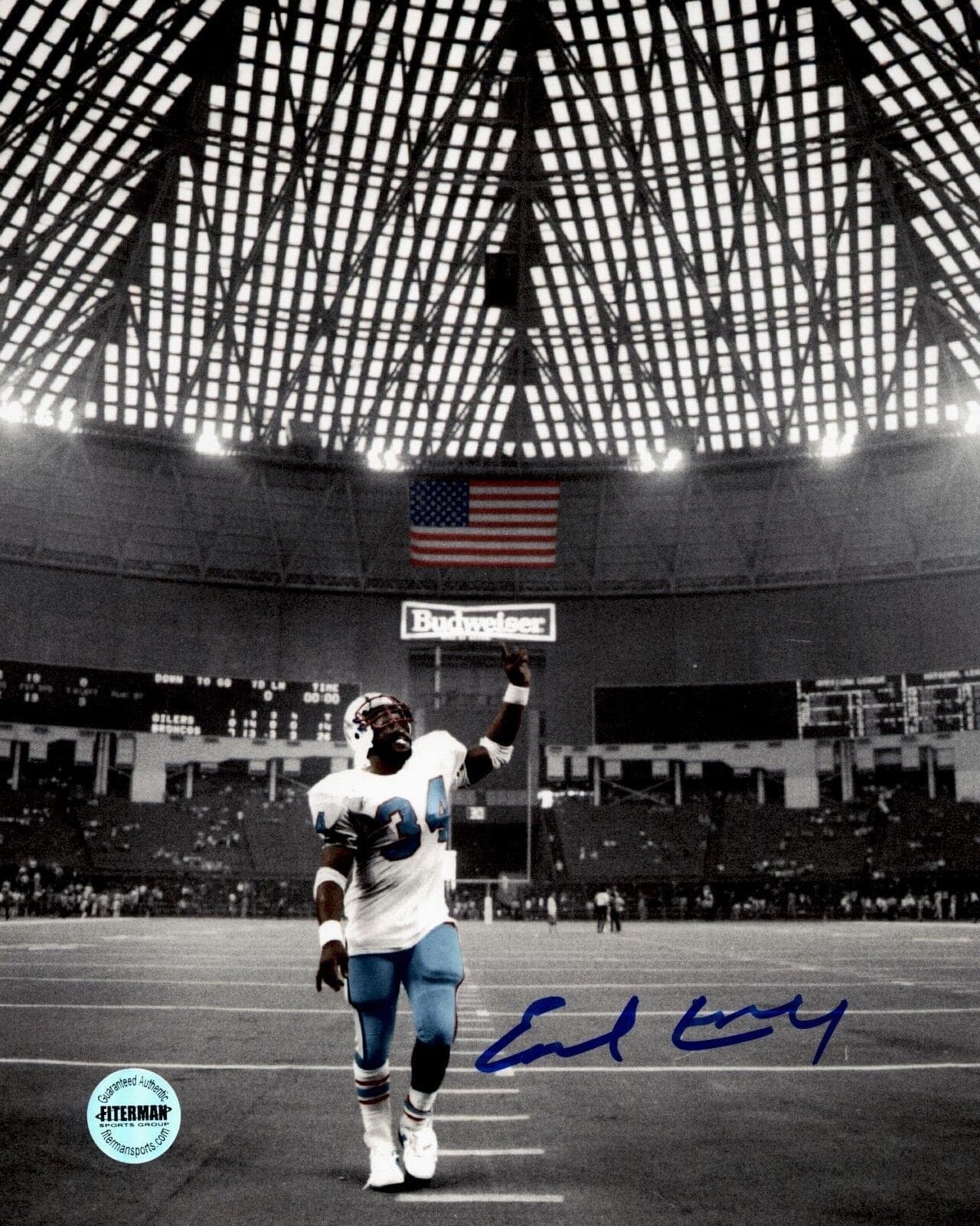 Earl Campbell Houston Oilers Signed Autographed 8×10 Phot FSG Authentic I Earl Campbell Photo 8x10-8-10-phot-fsg, Houston Oilers, supplier stock photo