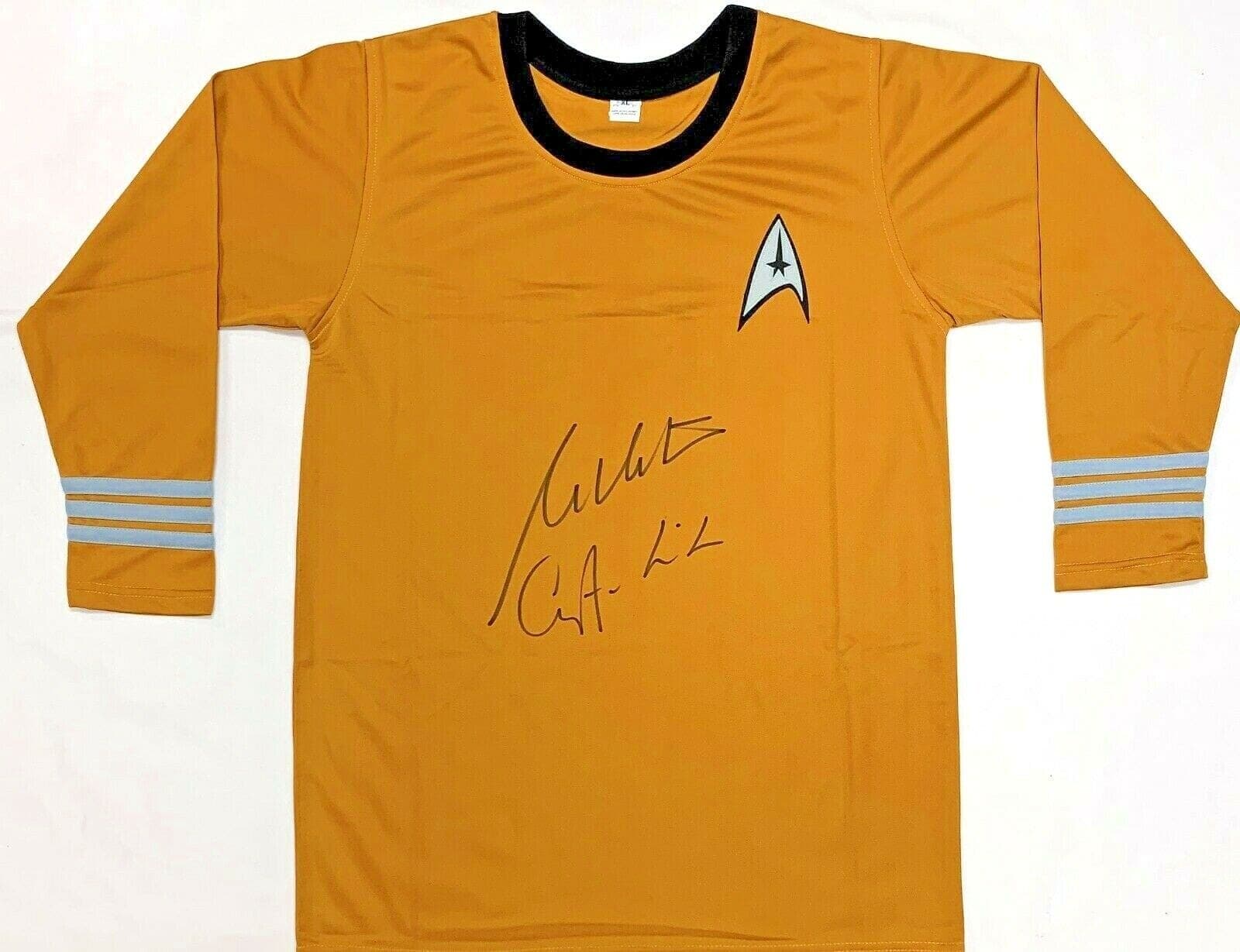 William Shatner “Captain Kirk” Autographed Star Trek Shirt JSA Authentication 2 William Shatner Other william-shatner-captain-kirk-star-trek, supplier stock photo