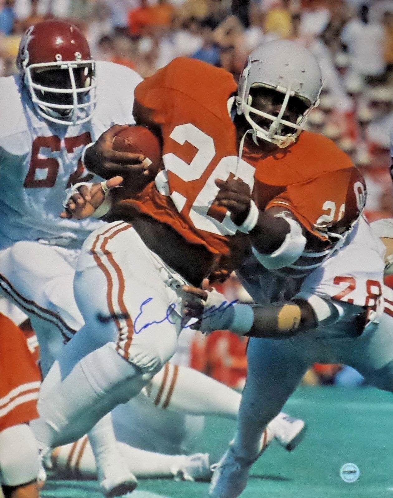 Earl Campbell University of Texas Signed Autographed 16×20 Photo FSG Authen 6 Earl Campbell Photo 16x20-university-16-20-fsg-authen-6, Texas Longhorns, supplier stock photo