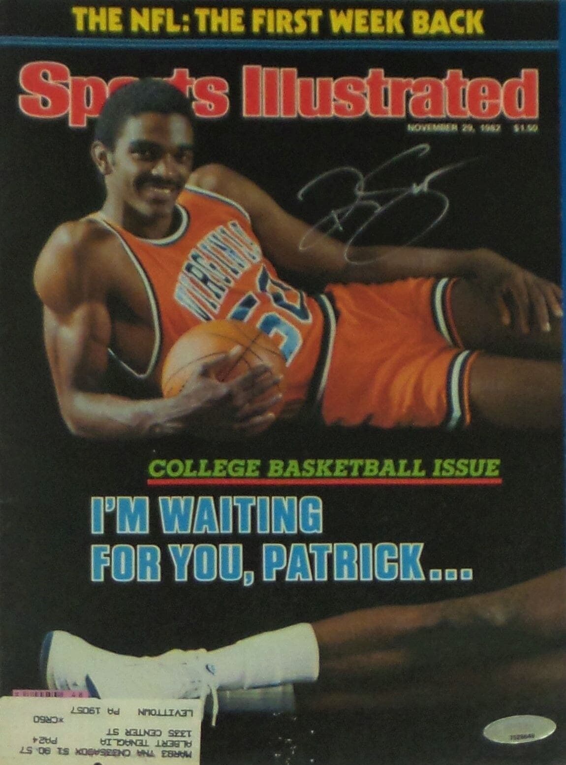 Ralph Sampson Signed Autographed Sports Illustrated TriStar Authenticated 2 Ralph Sampson Photo ralph-sampson-illustrated-tristar-2, Houston Rockets, supplier stock photo