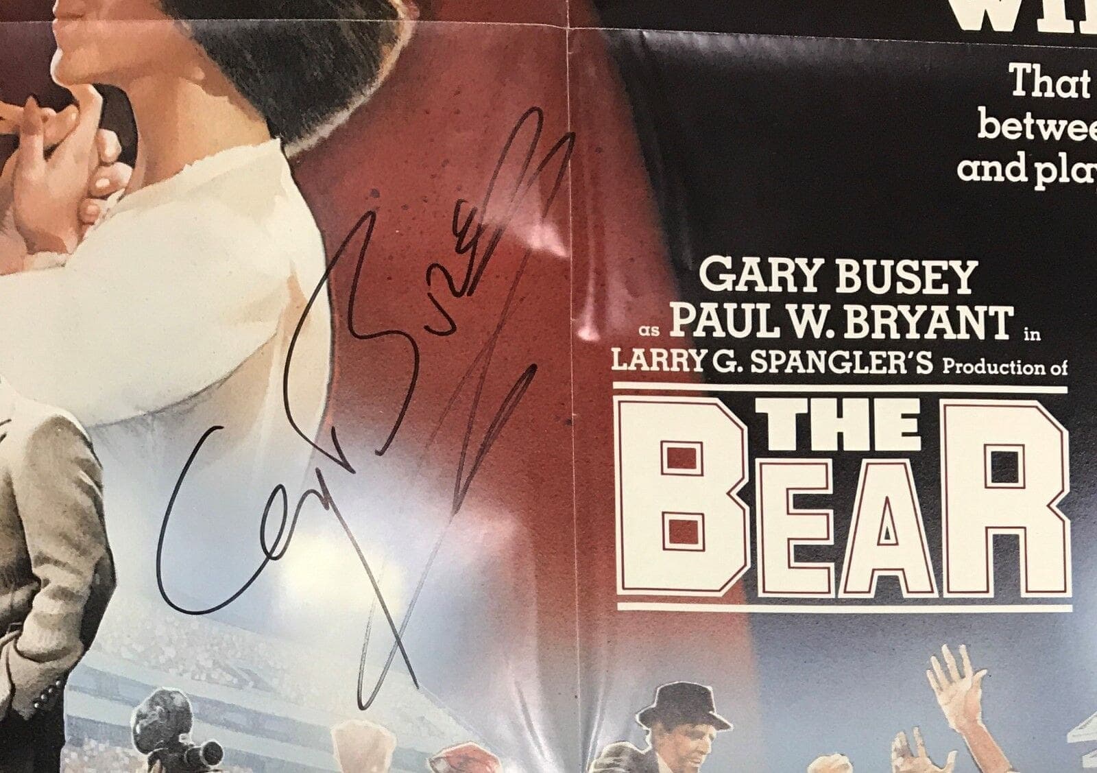 Gary Busey Autographed Original The Bear Movie Poster 41×27 JSA I67244 Other 41x27-gary-busey-original-bear-movie-poster, view 2, supplier stock photo