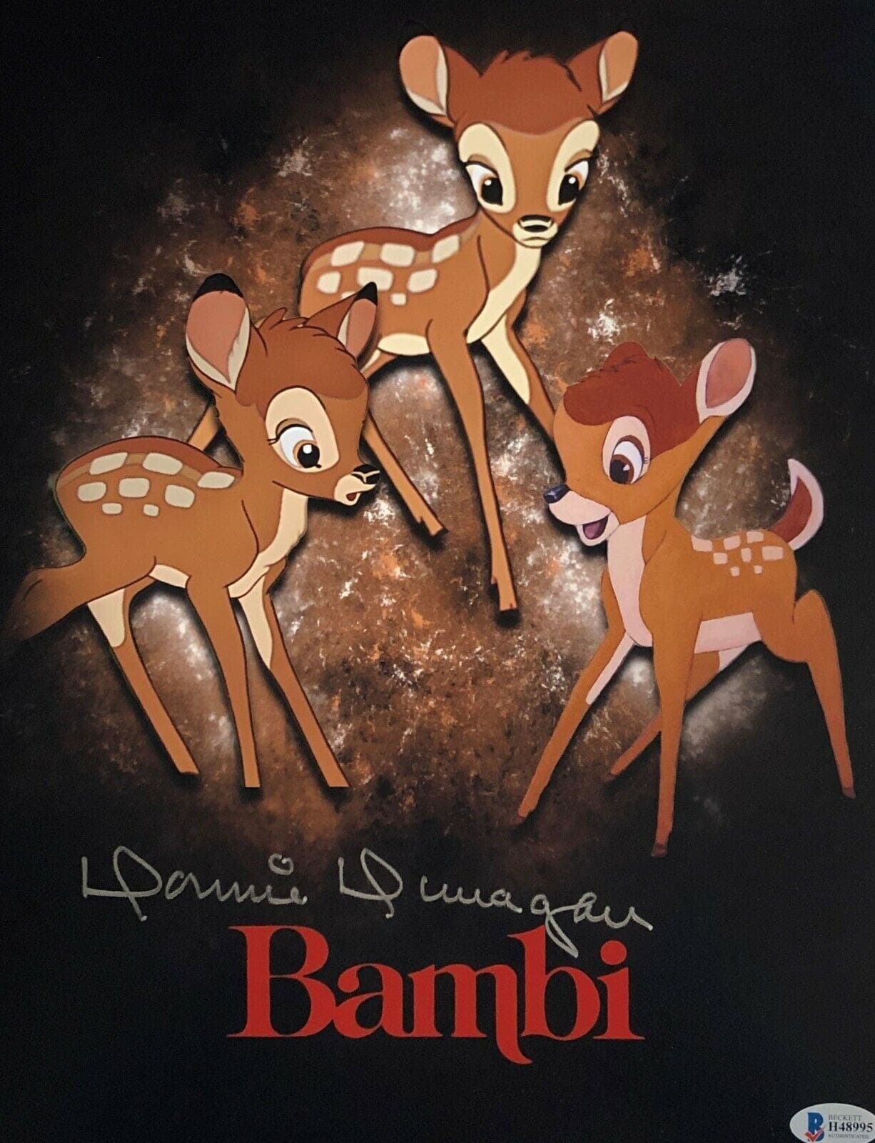 Donnie Dunagan Signed Autographed 11×14 Photo Beckett Bambi Photo 11x14-donnie-dunagan-11-14-bambi, supplier stock photo