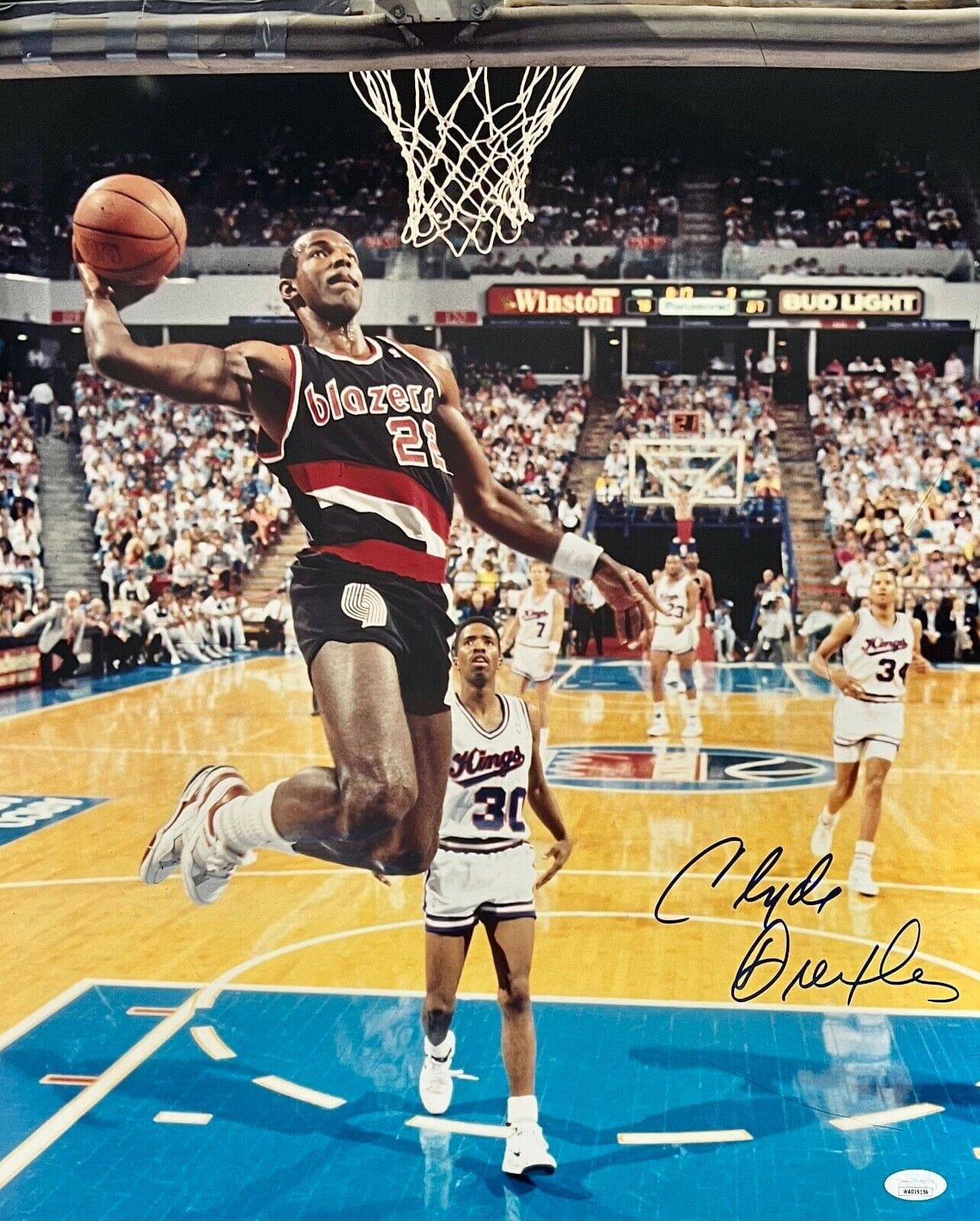 Clyde Drexler Signed Autographed 16×20 Photo JSA Authen Portland Trail Blazers 4 Photo 16x20-clyde-drexler-16-20-authen-portland, supplier stock photo