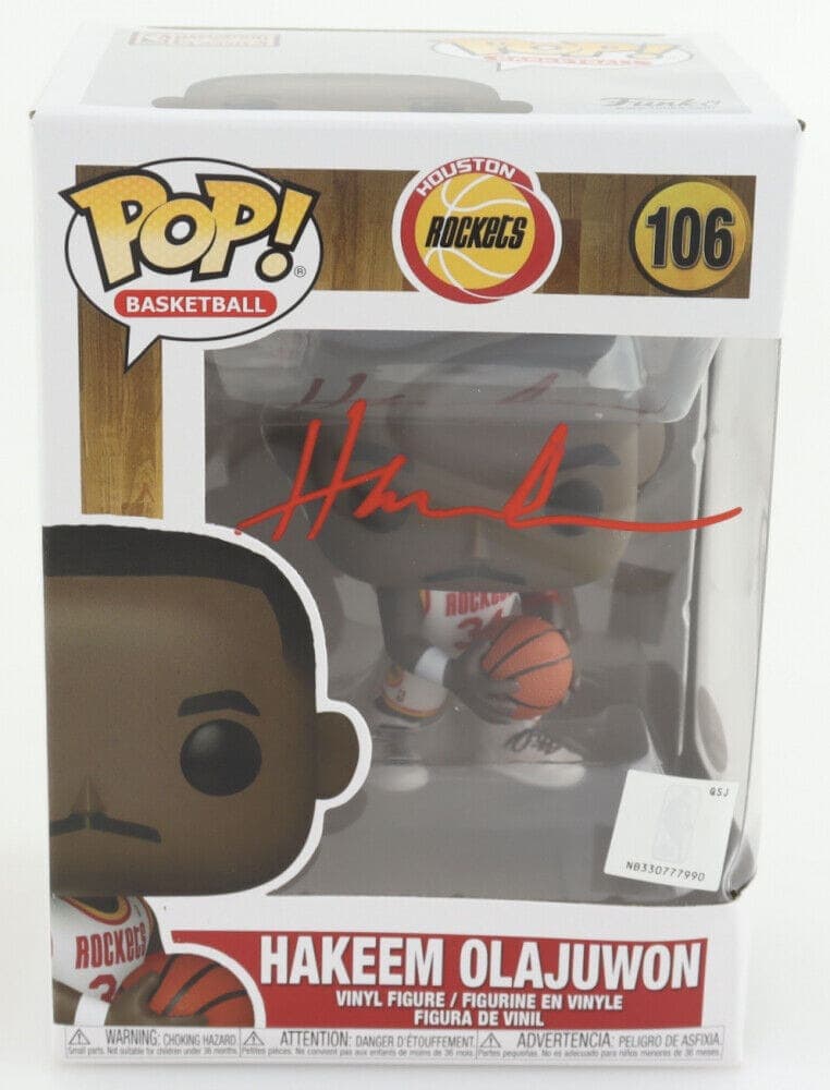 Hakeem Olajuwon Signed Autographed Funko POP Figure JSA Authentication Hakeem Olajuwon Other hakeem-olajuwon-funko-pop-figure, Houston Rockets, supplier stock photo