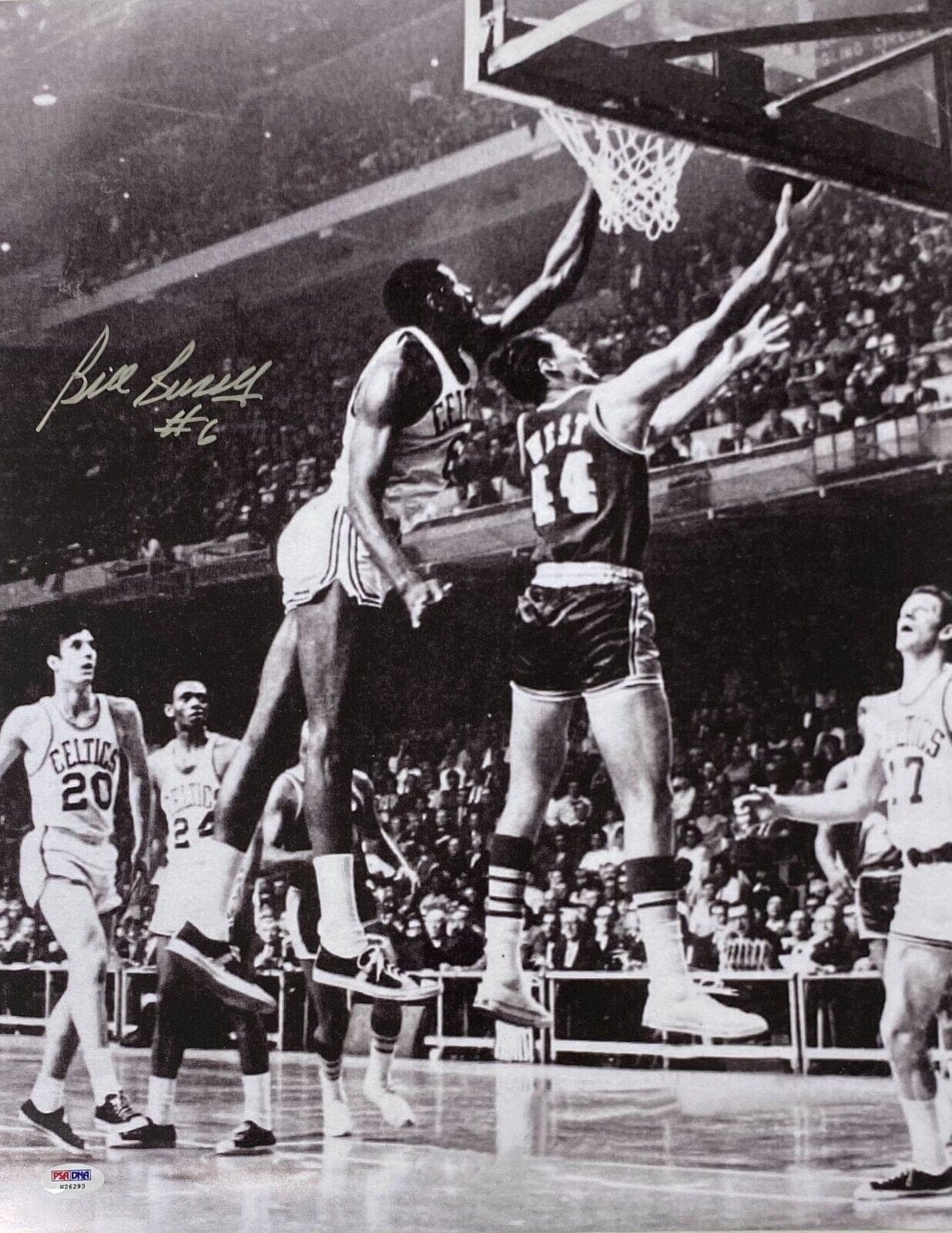 Bill Russell Signed Autographed 16×20 Photo PSA/DNA Authen Boston Celtics W26293 Photo 16x20-bill-russell-16-20-authen-w26293, Boston Celtics, supplier stock photo
