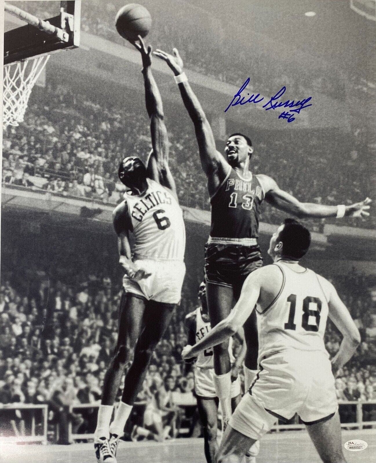 Bill Russell Signed Autographed 16×20 Photo JSA Authen Boston Celtics W650327 Photo 16x20-bill-russell-16-20-authen-w650327, Boston Celtics, supplier stock photo