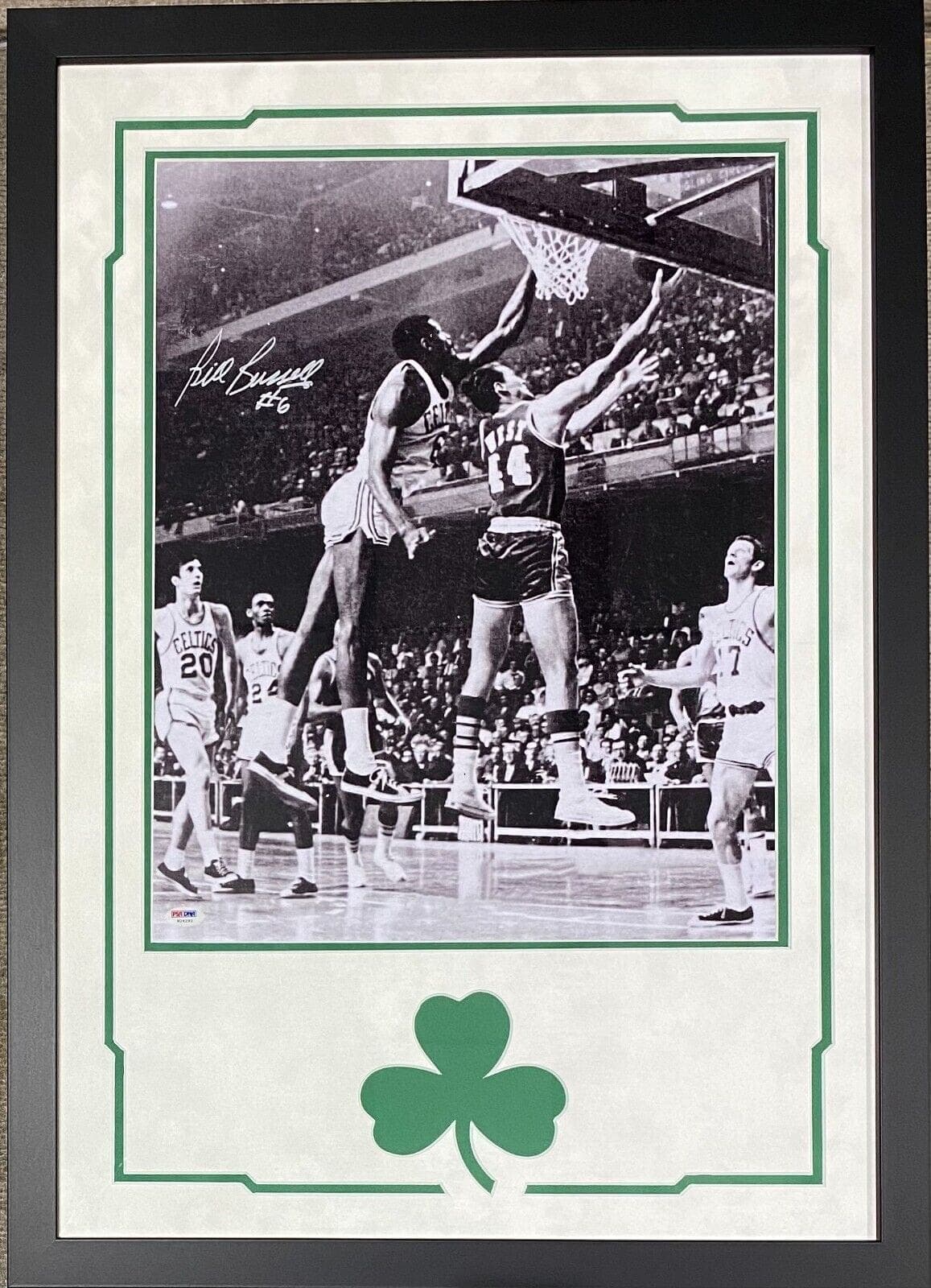 Bill Russell Signed Autographed Framed 16×20 Photo PSA Authentication W26292 Photo 16x20-bill-russell-framed-16-20-w26292, supplier stock photo