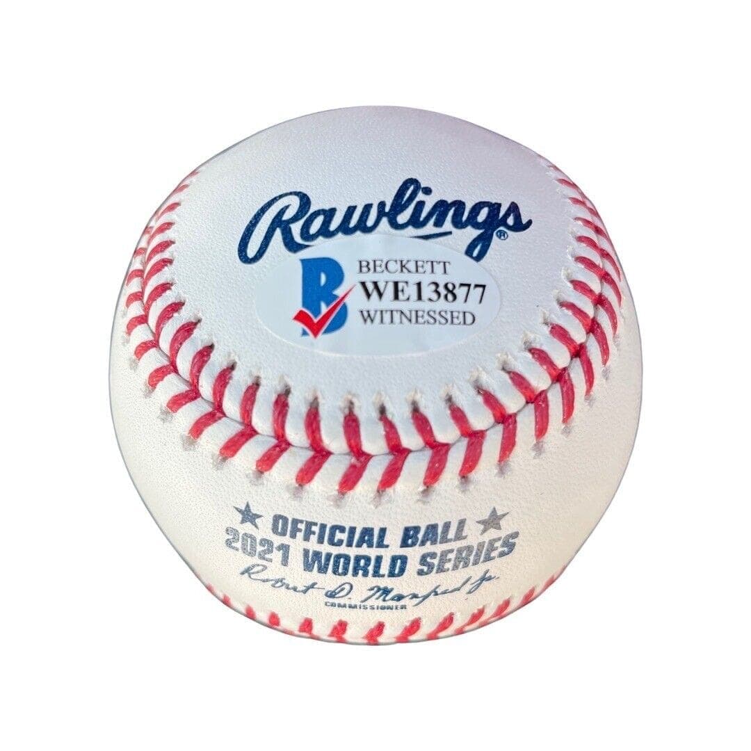 Alex Bregman Signed Autographed 2021 World Series OML Baseball Beckett Alex Bregman Ball alex-bregman-2021-world-series-oml, view 2, supplier stock photo