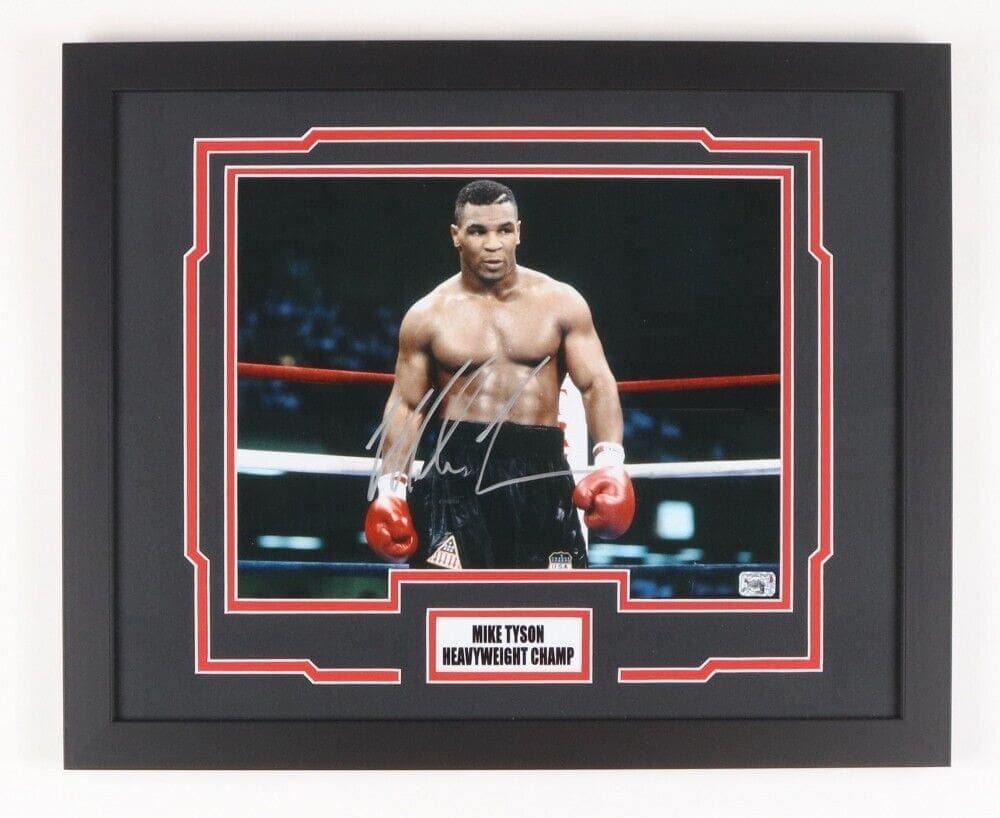 Mike Tyson Signed Autographed 11×14 Framed Photo Tyson Exclusive Hologram COR Mike Tyson Photo 11x14-11-14-framed-hologram-cor, supplier stock photo