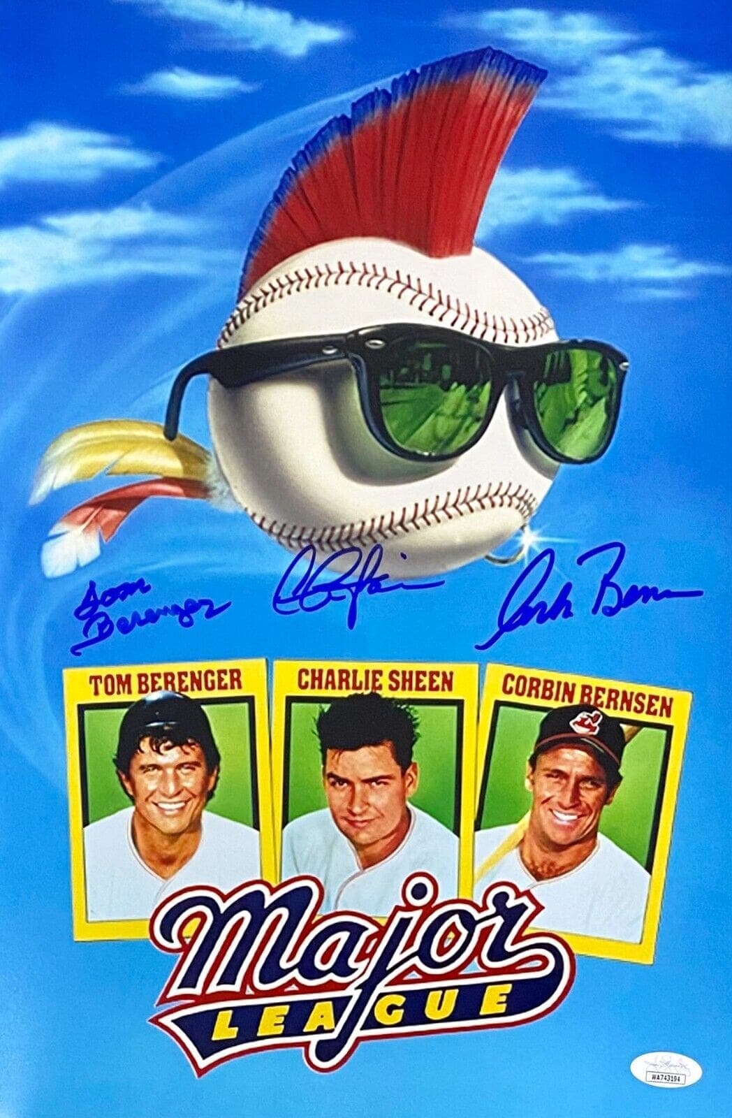 Charlie Sheen Tom Berenger Corbin Bernsen Signed Autographed Photo 11×17 JSA 1 Charlie Sheen Photo 11x17-charlie-sheen-tom-berenger-corbin-bernsen, supplier stock photo