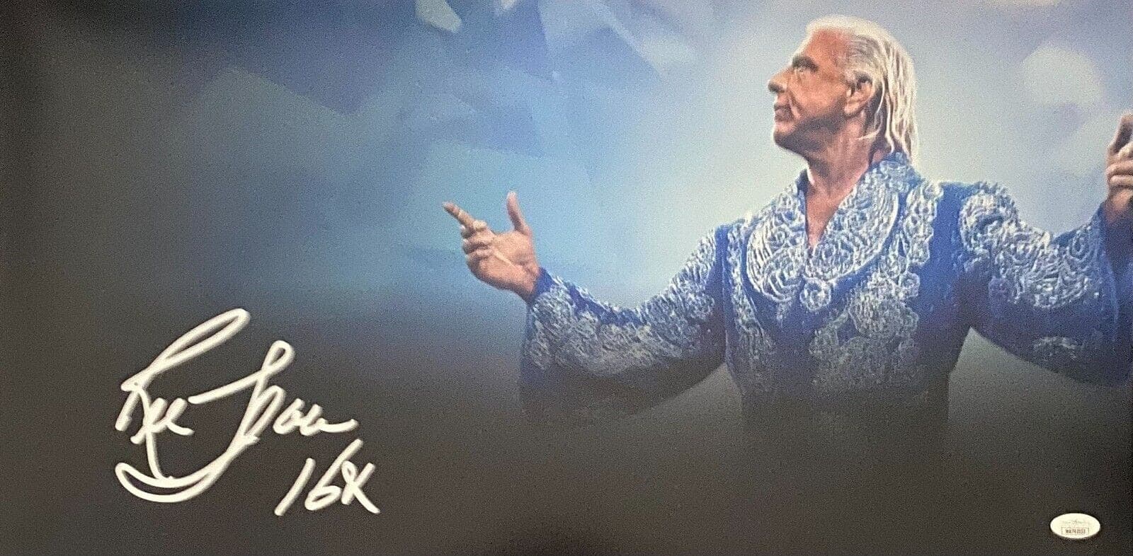 Ric Flair Signed Autographed 12×24 Photo JSA Authenticated Ric Flair Photo 12x24-12-24, supplier stock photo
