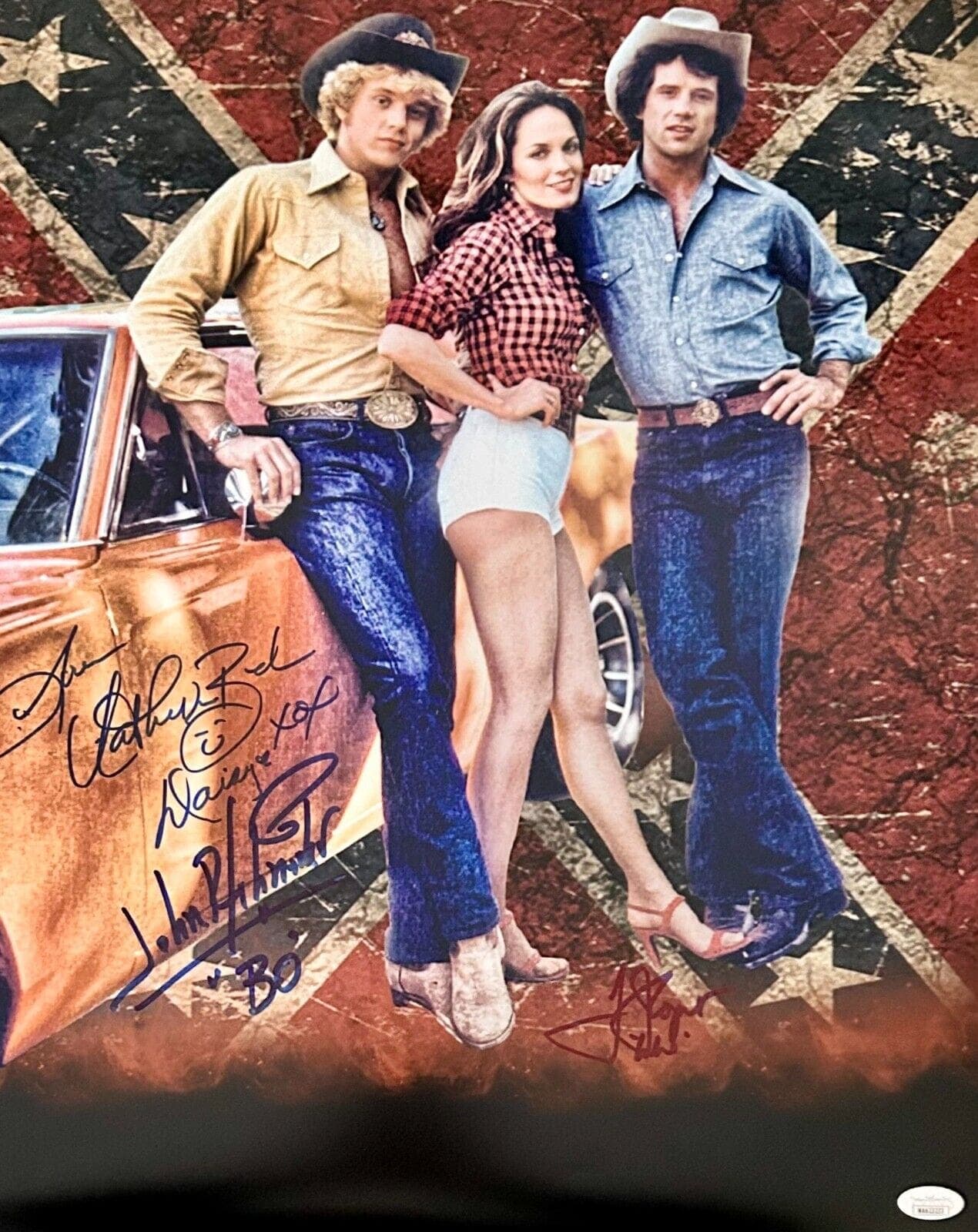 Schneider Wopat Bach Dukes of Hazzard Signed 16×20 JSA Authentic #3 Other 16x20-schneider-wopat-bach-dukes-hazzard-16, supplier stock photo