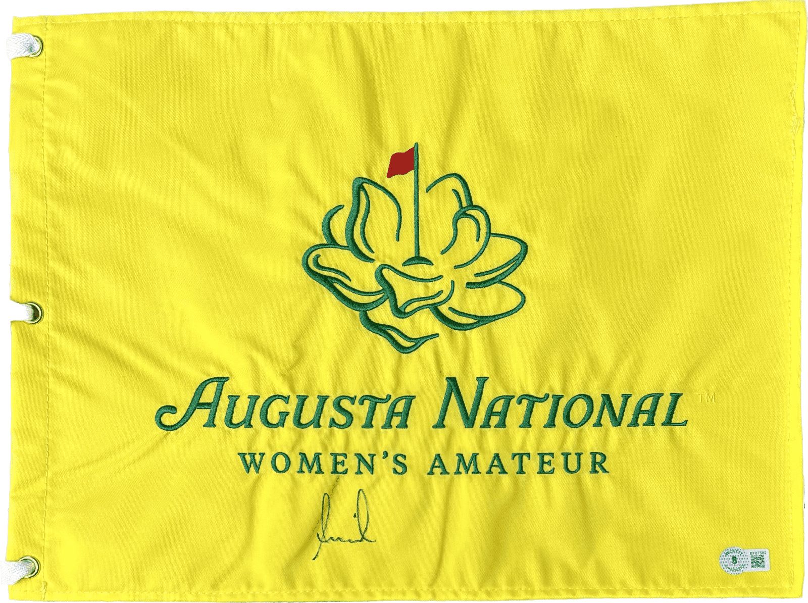 Annika Sorenstam Signed Augusta National Women’s Amateur Flag Beckett BF67582 Annika Sorenstam Ball annika-sorenstam-augusta-national-womens, supplier stock photo