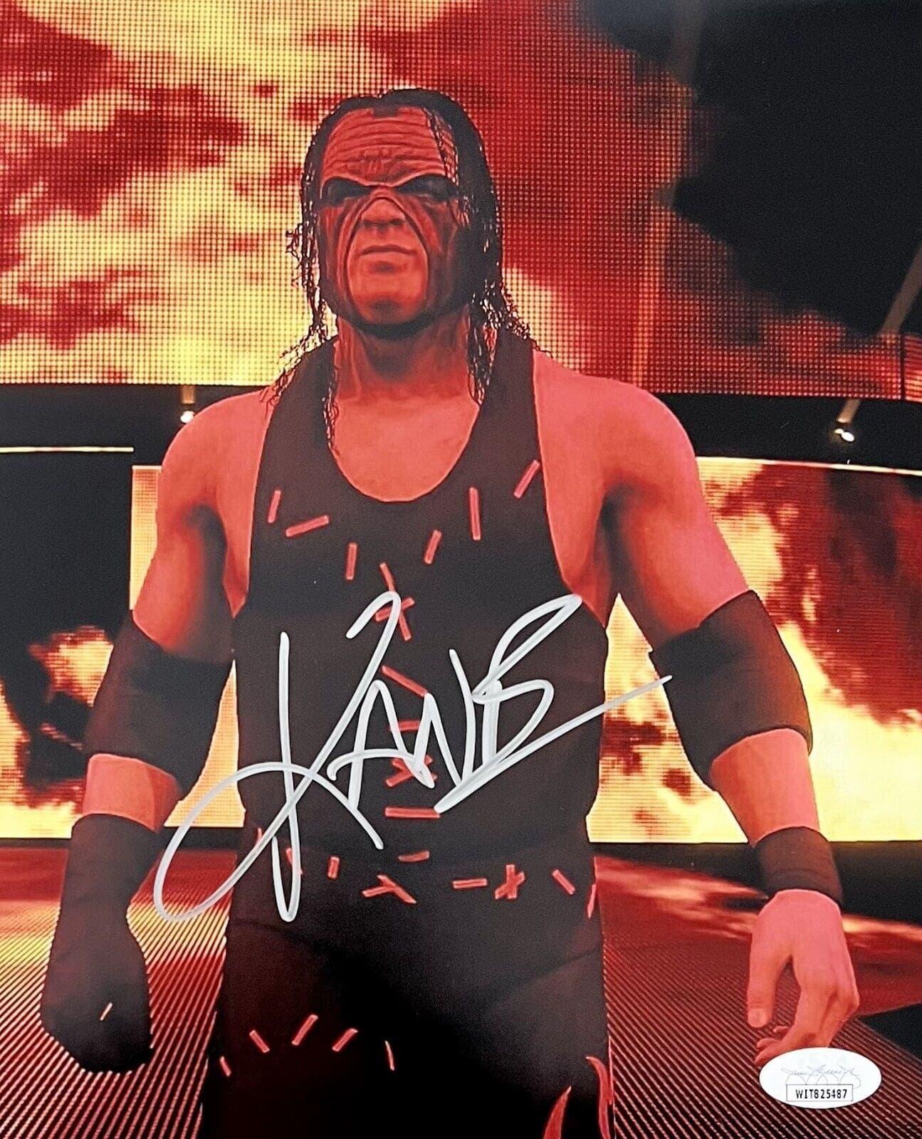 KANE Signed Autographed 8×10 Photo JSA Authentic WWE 7 Photo 8x10-kane-8-10-wwe-7, supplier stock photo