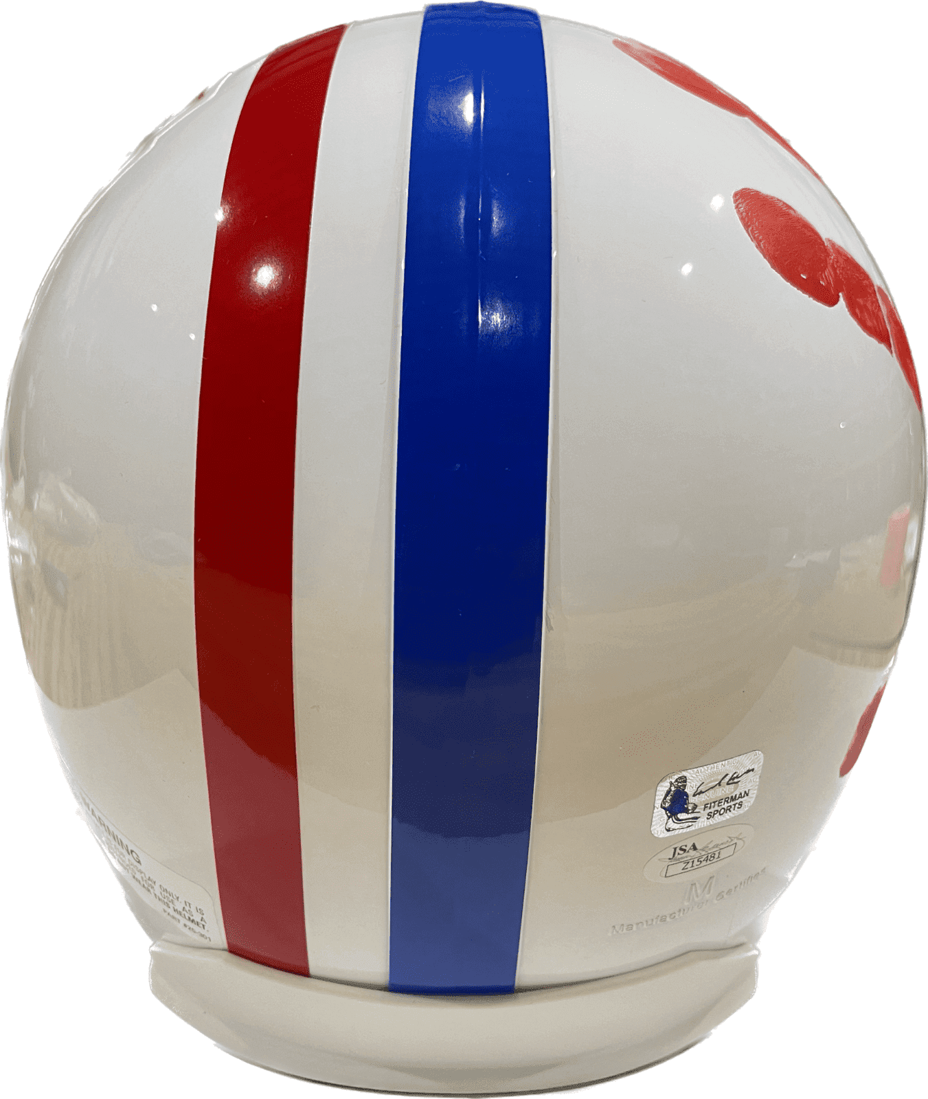 Earl Campbell Handprint Full Size Houston Oilers Helmet Signed JSA Authentic Earl Campbell Helmet handprint-full-size, Houston Oilers, view 3, supplier stock photo