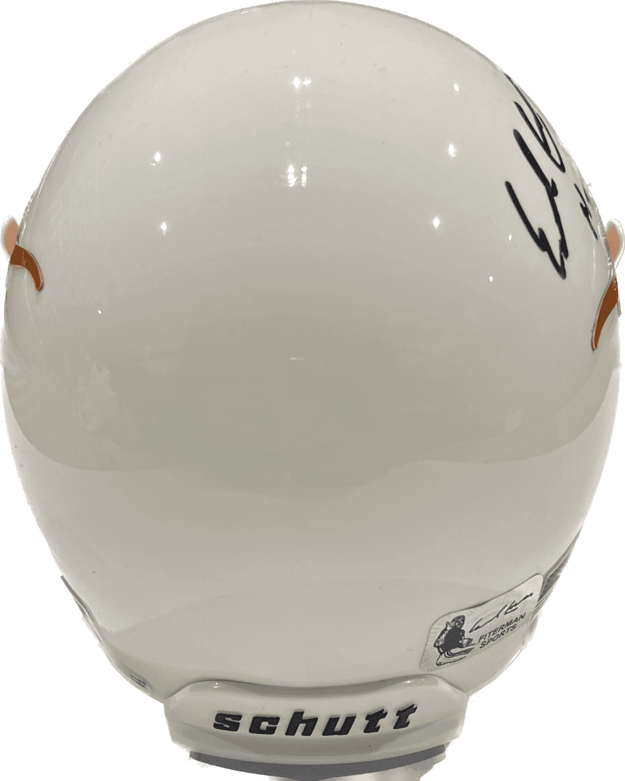Earl Campbell Signed Univ. of Texas Mini Helmet Earl Campbell Exclusive Authen Earl Campbell Helmet univ-texas-mini-authen, view 2, supplier stock photo