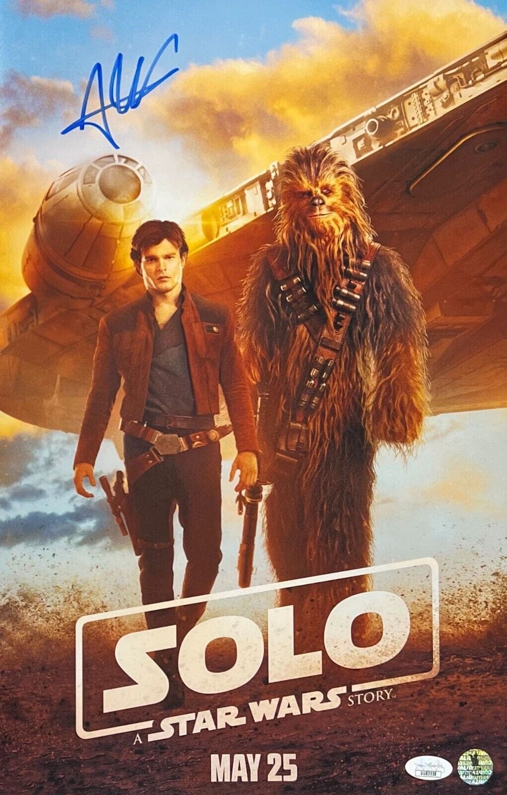 ALDEN EHRENREICH Signed Autographed SOLO 11×17 Photo JSA Authenticated Star Wars Alden Ehrenreich Photo 11x17-alden-ehrenreich-solo-11-17-star, supplier stock photo