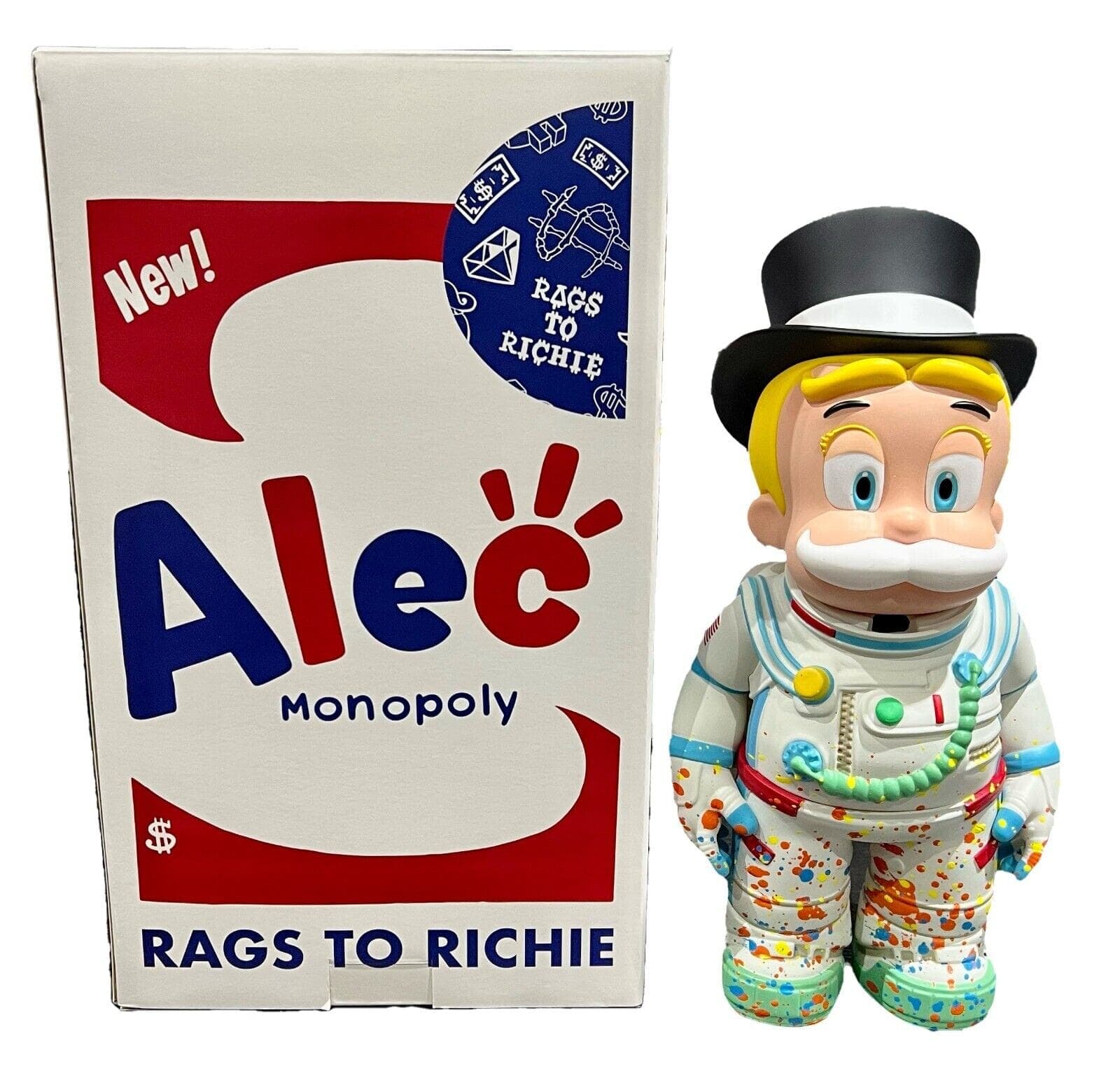 ALEC MONOPOLY Spaceman Richie (Hand Finished) 240/250 Other alec-monopoly-spaceman-richie-finished-240, view 5, supplier stock photo