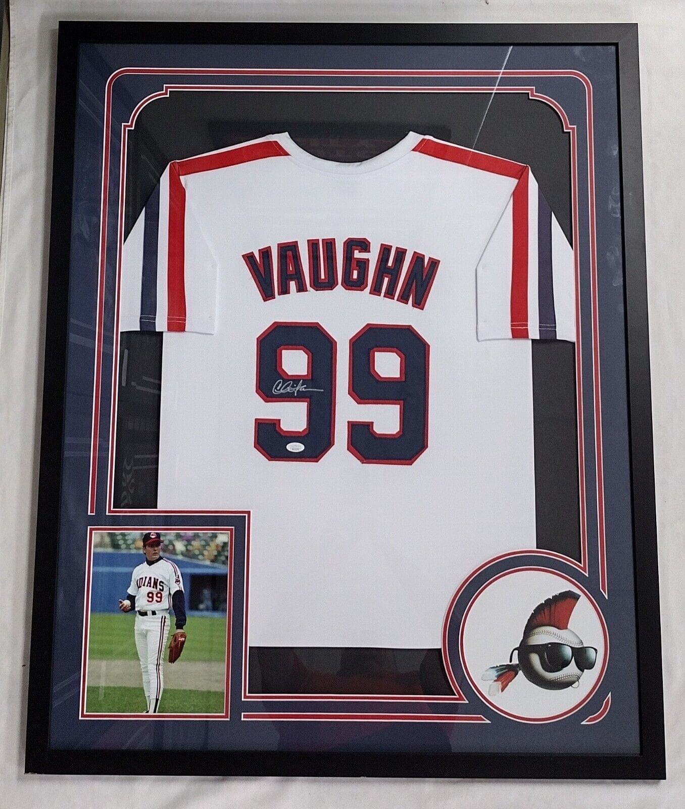 Charlie Sheen “Vaughn” Signed Autographed Framed Jersey JSA Authenticated #1 Jersey charlie-sheen-vaughn-framed-1, supplier stock photo