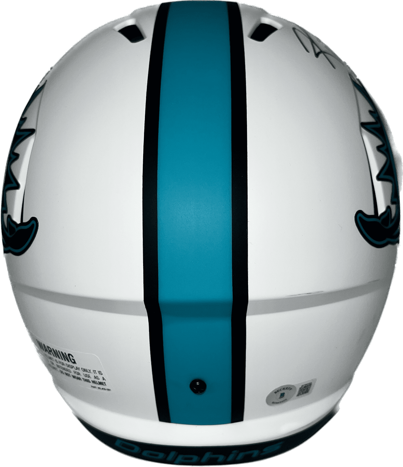 Ricky Williams Signed Miami Dolphins Full Size Helmet Lunar Beckett Smoke Weed Ricky Williams Helmet full-size-lunar-smoke-weed, Miami Dolphins, view 2, supplier stock photo