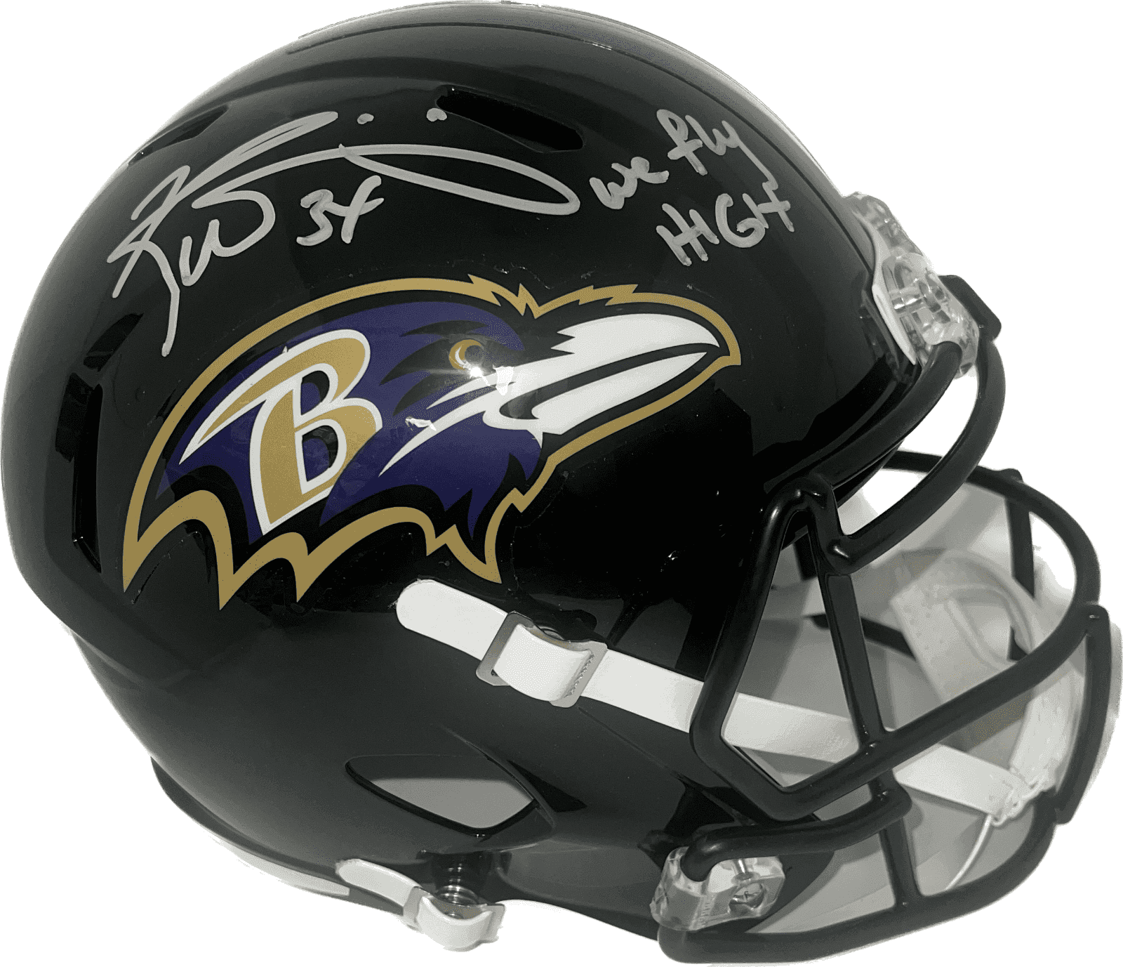 Ricky Williams Signed Baltimore Ravens Full Size Helmet Beckett We Fly High Ricky Williams Helmet baltimore-ravens-full-size-we-fly, supplier stock photo