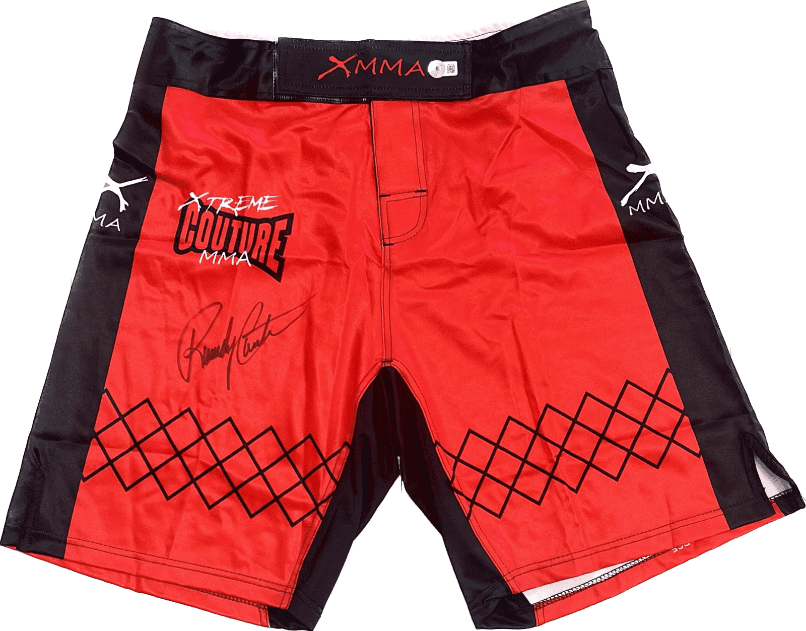 Randy Couture Signed Autographed RED MMA Trunks Beckett Authenticated Randy Couture Other randy-couture-red-mma-trunks, supplier stock photo