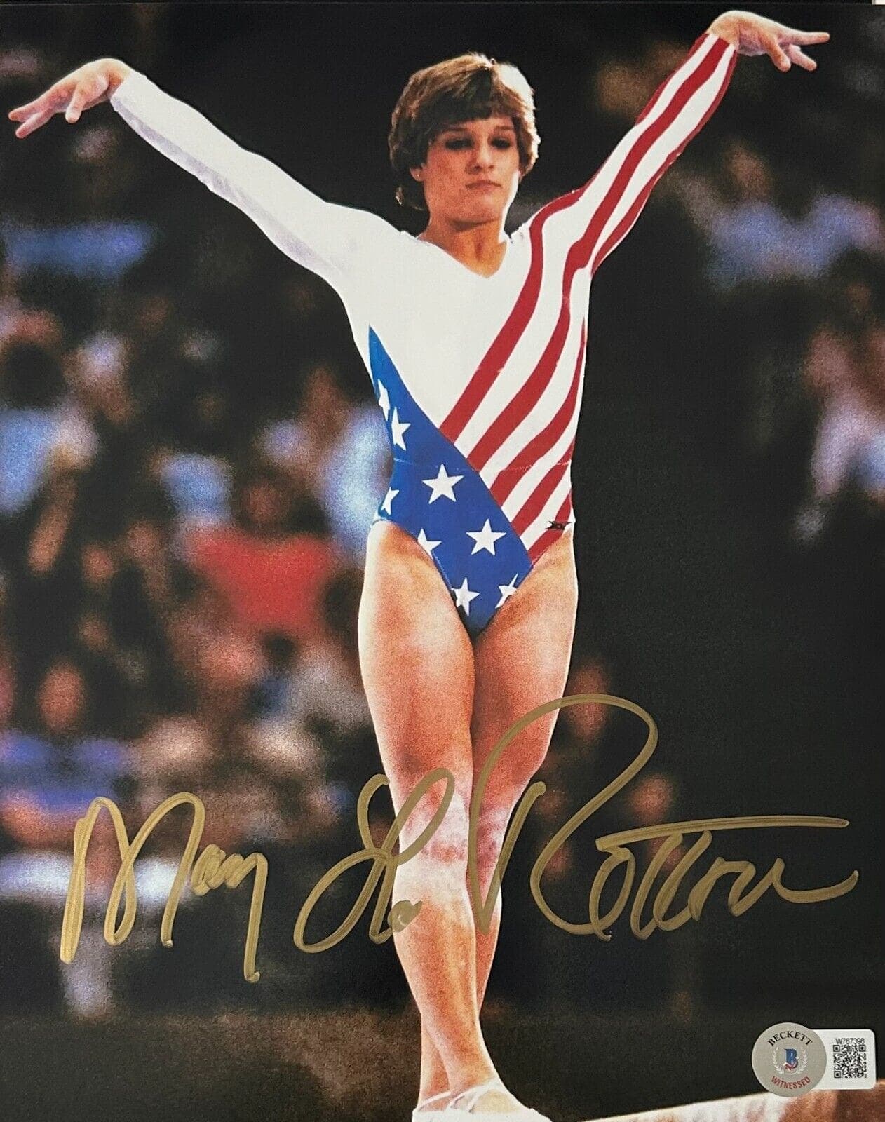 Mary Lou Retton Signed Autographed 8×10 Photo Beckett Authenticated #1 Gold Mary Lou Retton Photo 8x10-mary-lou-retton-8-10-1, supplier stock photo