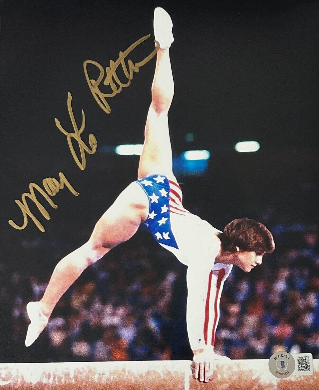Mary Lou Retton Signed Autographed 8×10 Photo Beckett Authenticated #2 Gold Mary Lou Retton Photo 8x10-mary-lou-retton-8-10-2, supplier stock photo