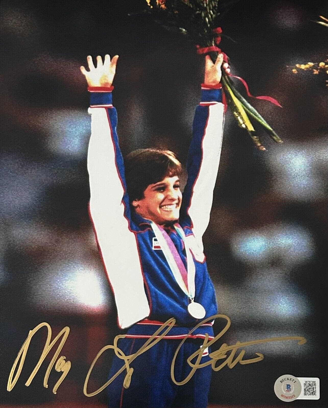 Mary Lou Retton Signed Autographed 8×10 Photo Beckett Authenticated #3 Gold Mary Lou Retton Photo 8x10-mary-lou-retton-8-10-3, supplier stock photo