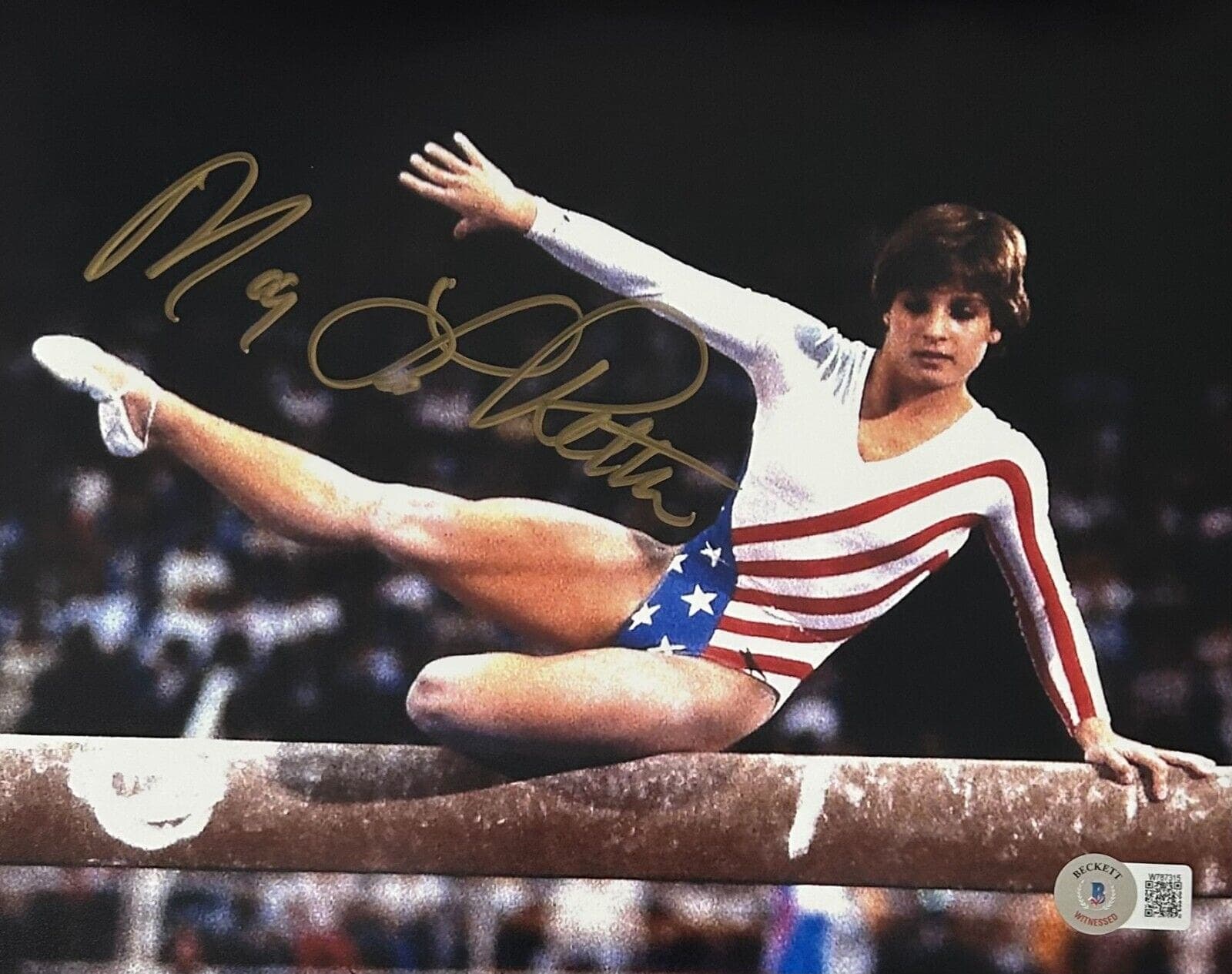 Mary Lou Retton Signed Autographed 8×10 Photo Beckett Authenticated #5 Gold Mary Lou Retton Photo 8x10-mary-lou-retton-8-10-5, supplier stock photo