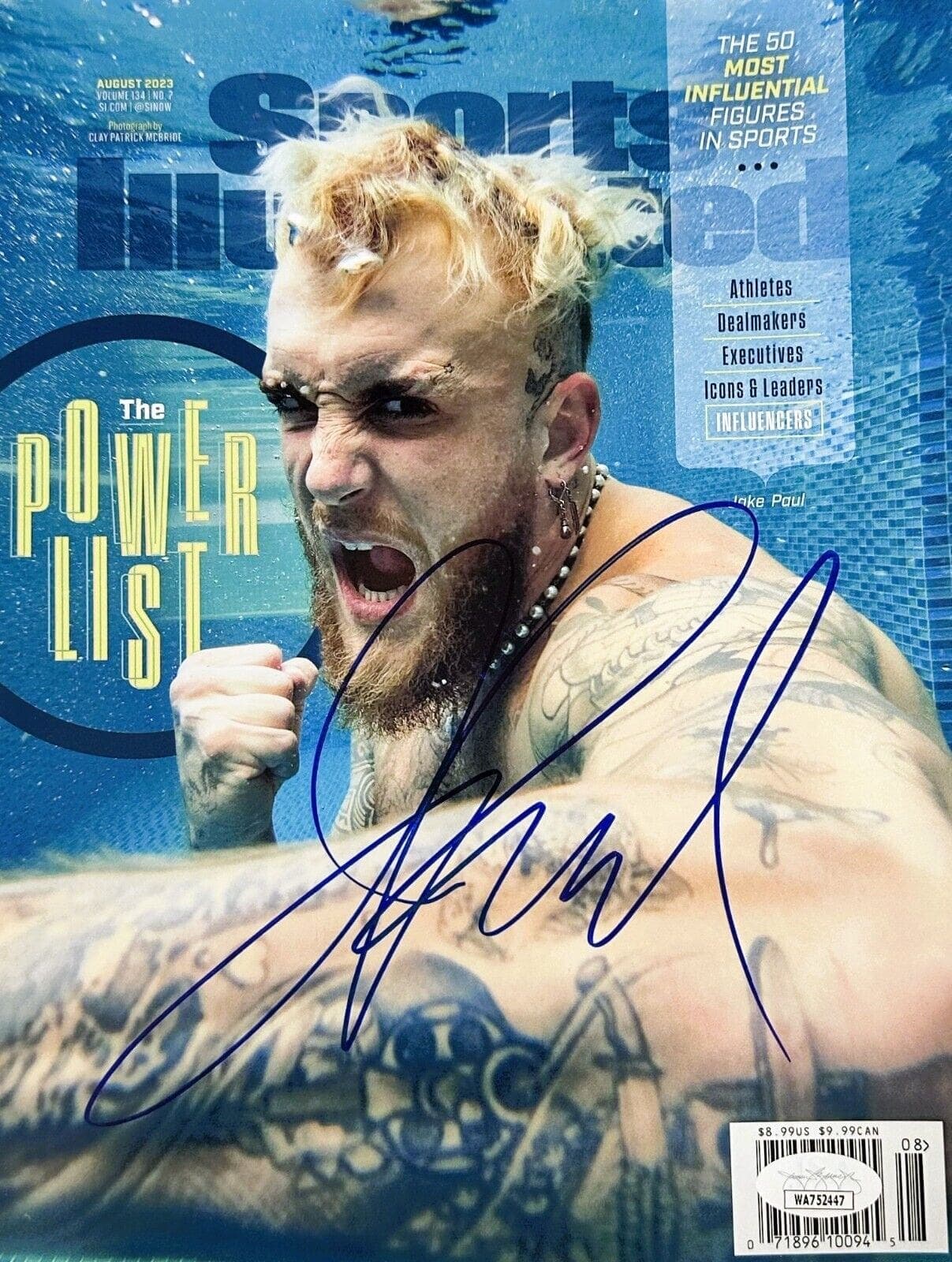 Jake Paul Signed Autographed Sports Illustrated Magazine JSA Witness Jake Paul Other jake-paul-illustrated-magazine, supplier stock photo