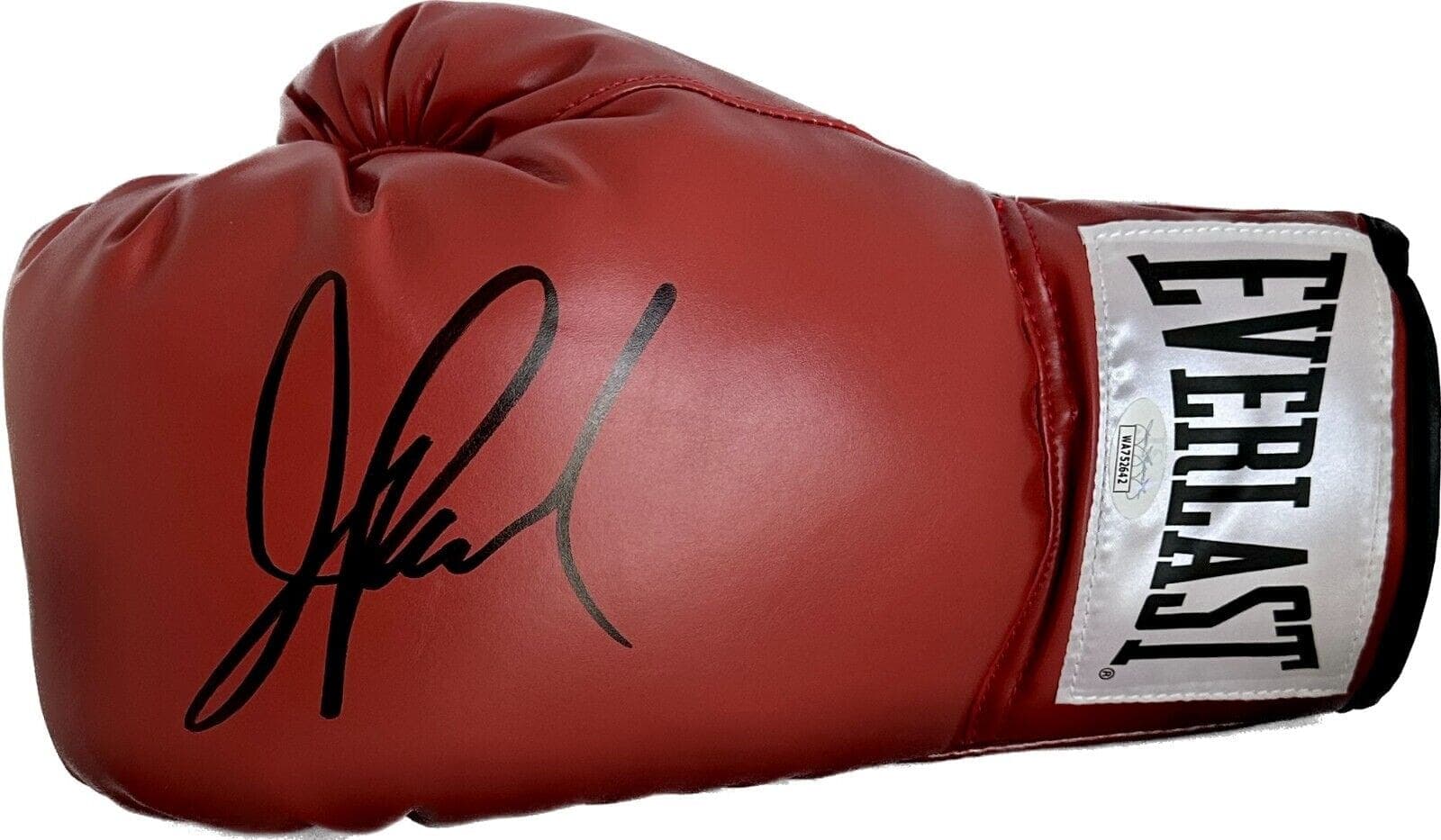 Jake Paul Signed Autographed Red Left Hand Boxing Glove JSA Witness Black Jake Paul Glove jake-paul-red-left-boxing-black, supplier stock photo