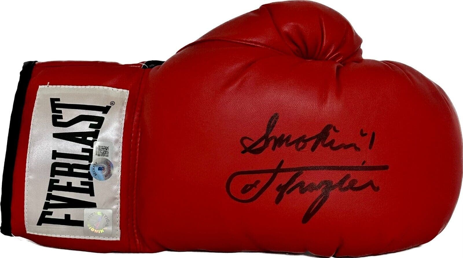 Joe Frazier Signed Autographed Red Right Hand Boxing Glove Beckett Joe Frazier Glove red-right-boxing, supplier stock photo