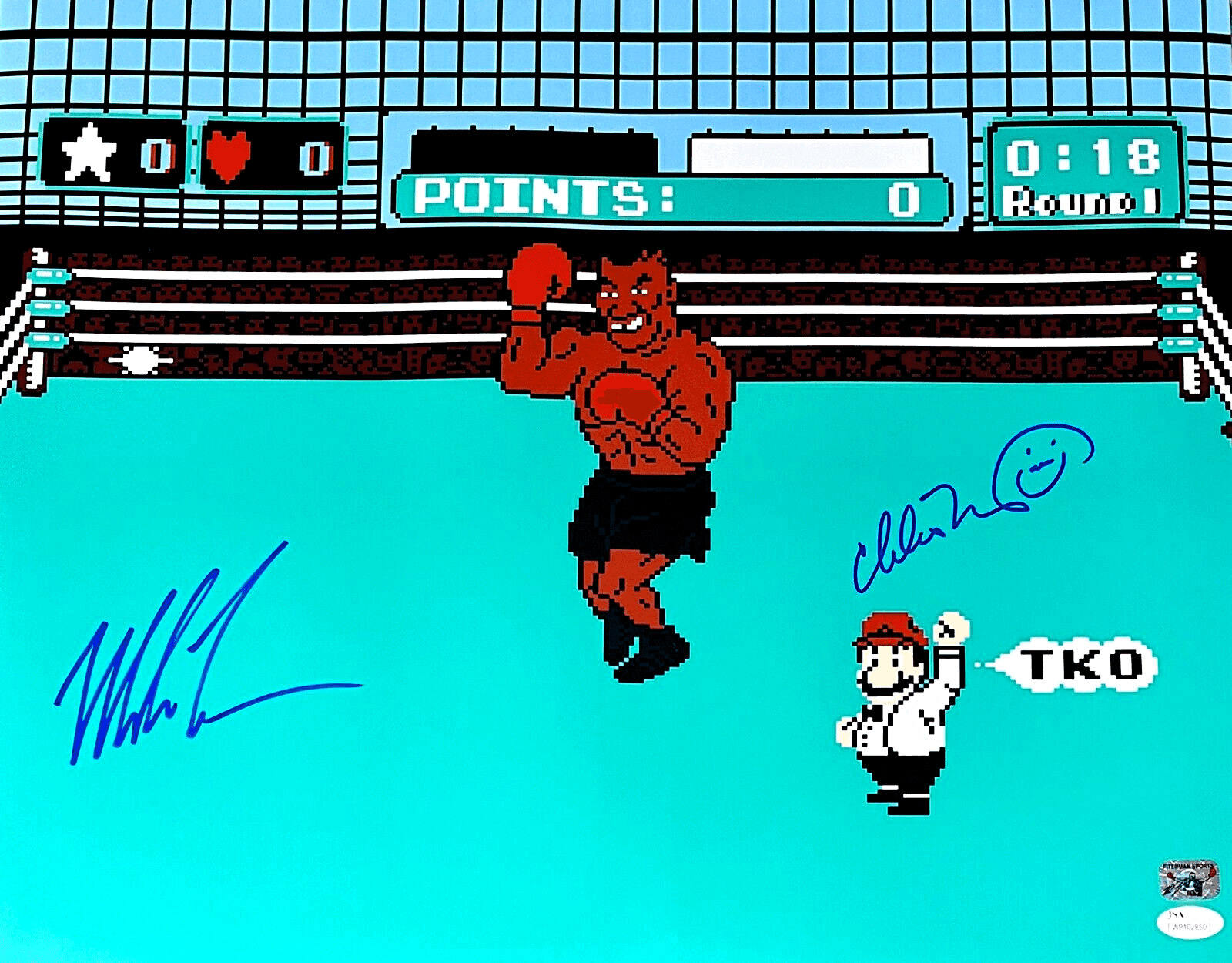 Mike Tyson & Charles Martinet Signed Autographed 16×20 Photo JSA Authenticated Mike Tyson Photo 16x20-charles-martinet-16-20, supplier stock photo