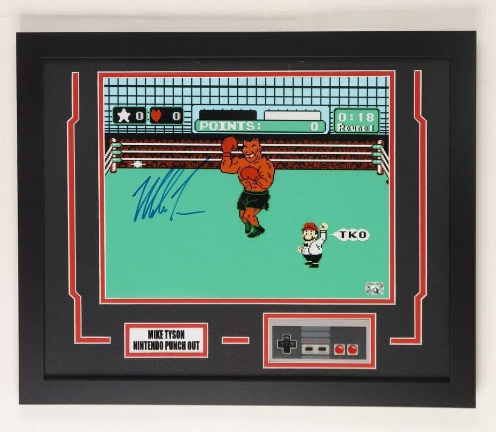 Mike Tyson Signed 16×20 Framed Photo Tyson Exclusive Hologram PO Controller Mike Tyson Photo 16x20-16-20-framed-hologram-po-controller, supplier stock photo