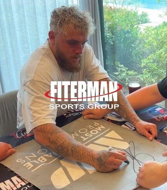 Jake Paul Signed Autographed Piece of Fight Ring Mat JSA WA999844 Paul vs. Diaz Other jake-paul-piece-fight-ring-mat, view 3, supplier stock photo