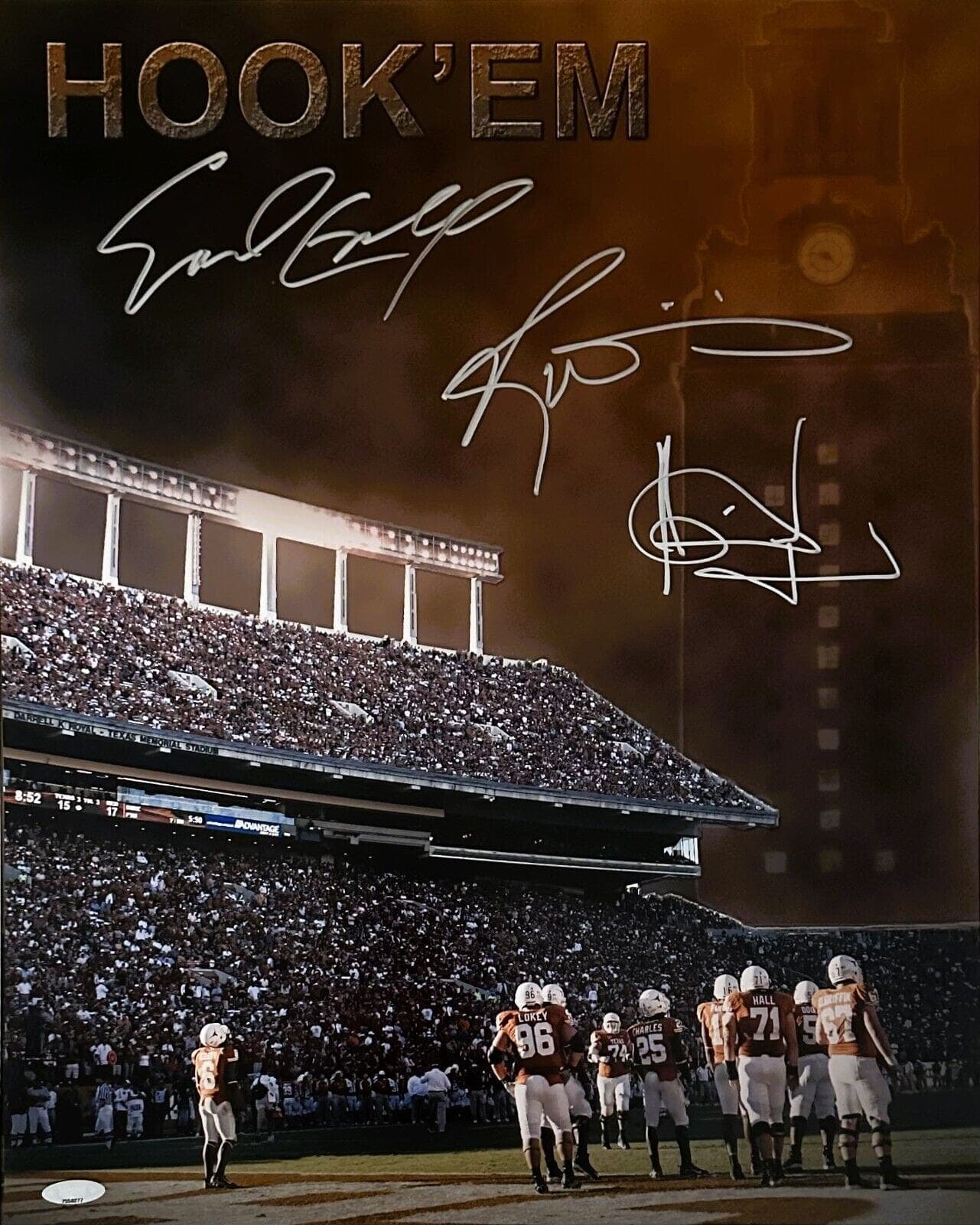 Earl Campbell Ricky Williams Vince Young Signed 16×20 Photo TriStar Authen Ricky Williams Photo 16x20-earl-campbell-vince-young-16-20, supplier stock photo