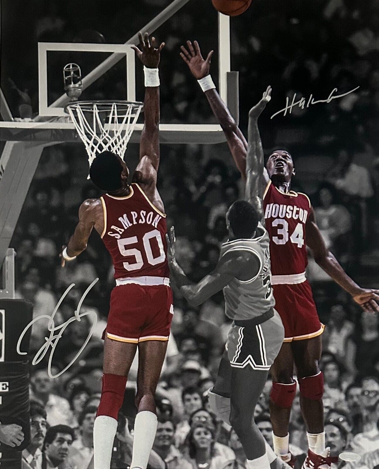Hakeem Olajuwon & Ralph Sampson Signed 16×20 Photo Steiner Sports Hakeem Olajuwon Photo 16x20-hakeem-olajuwon-ralph-sampson-16-20, Houston Rockets, supplier stock photo